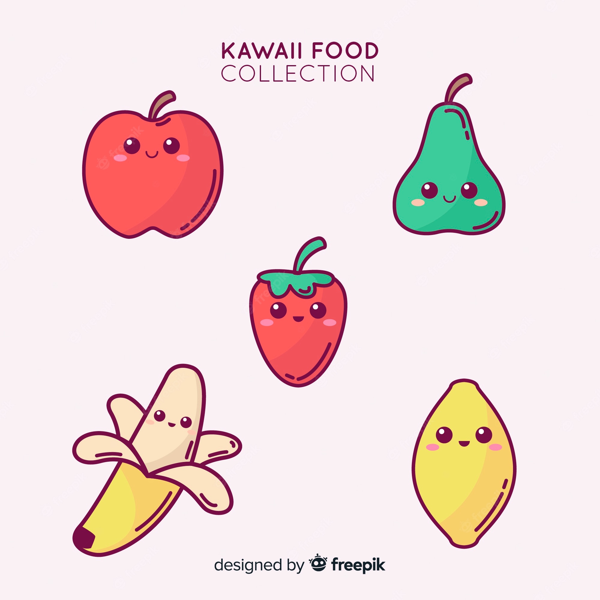 Cute Kawaii Fruit Wallpapers