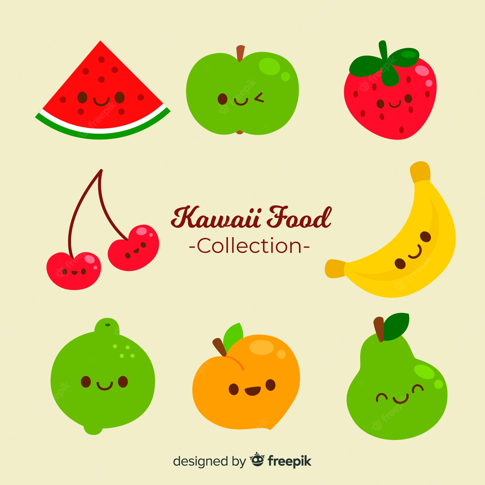 Cute Kawaii Fruit Wallpapers