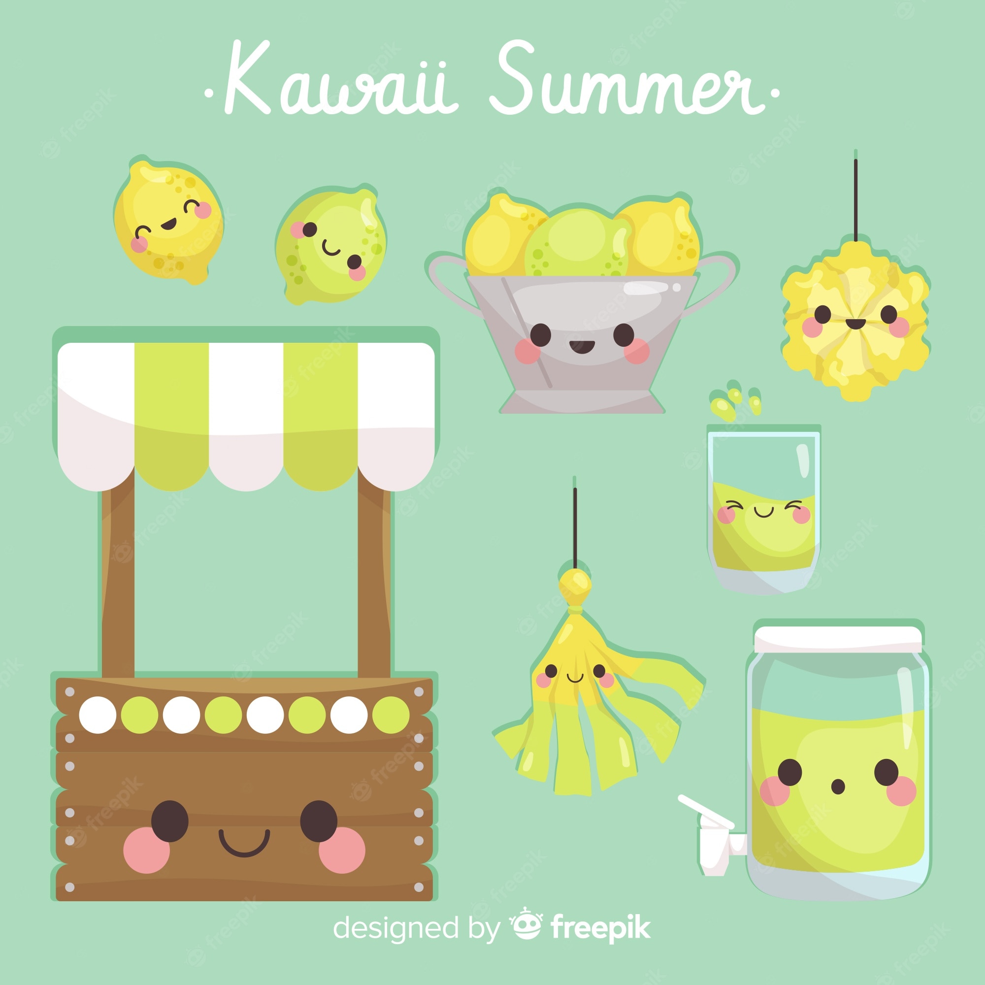 Cute Kawaii Fruit Wallpapers