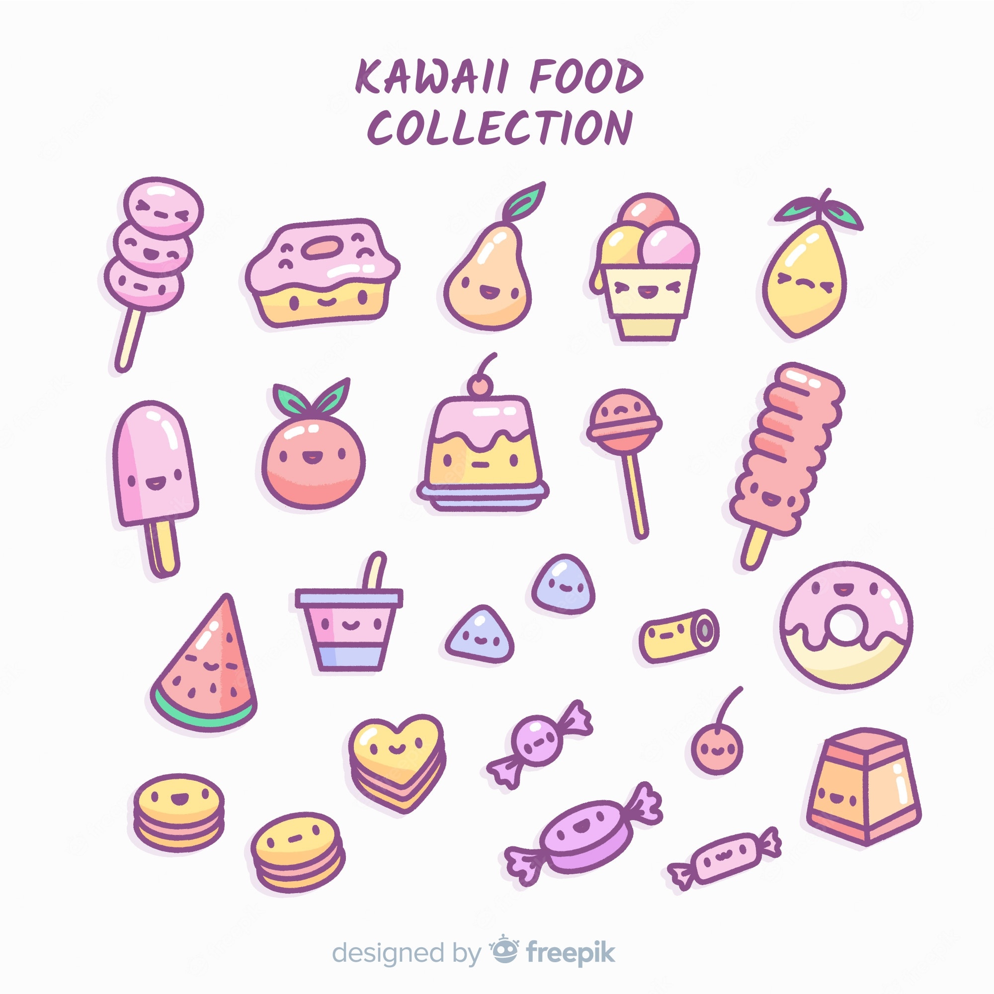 Cute Kawaii Fruit Wallpapers