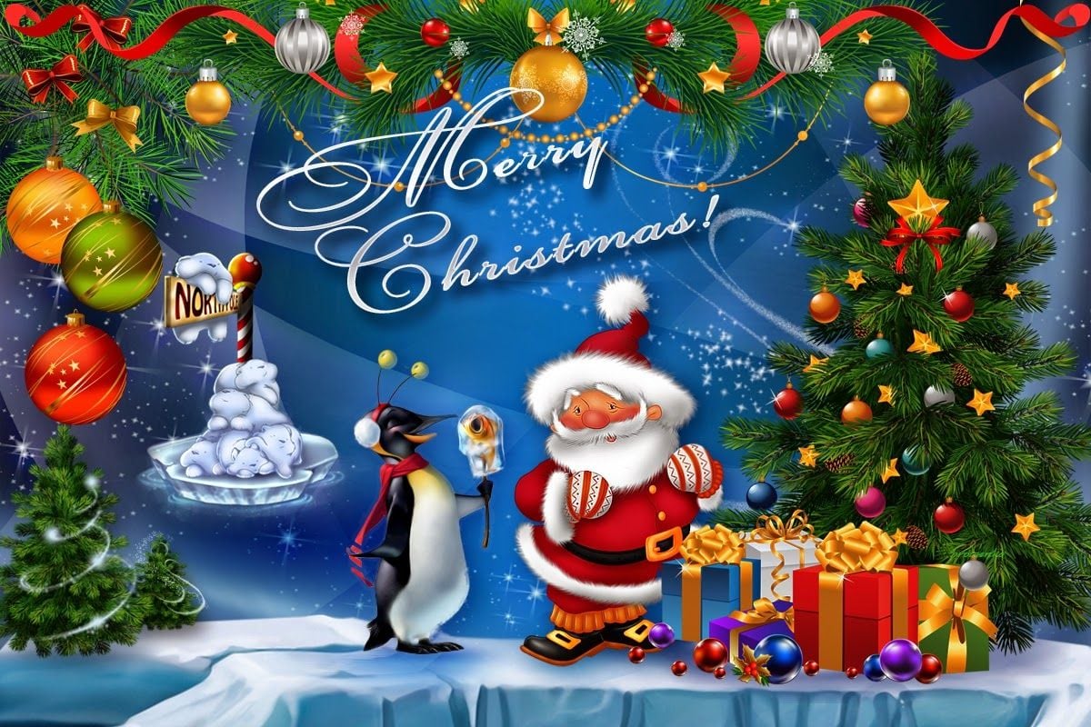 Cute Merry Christmas  Wallpapers