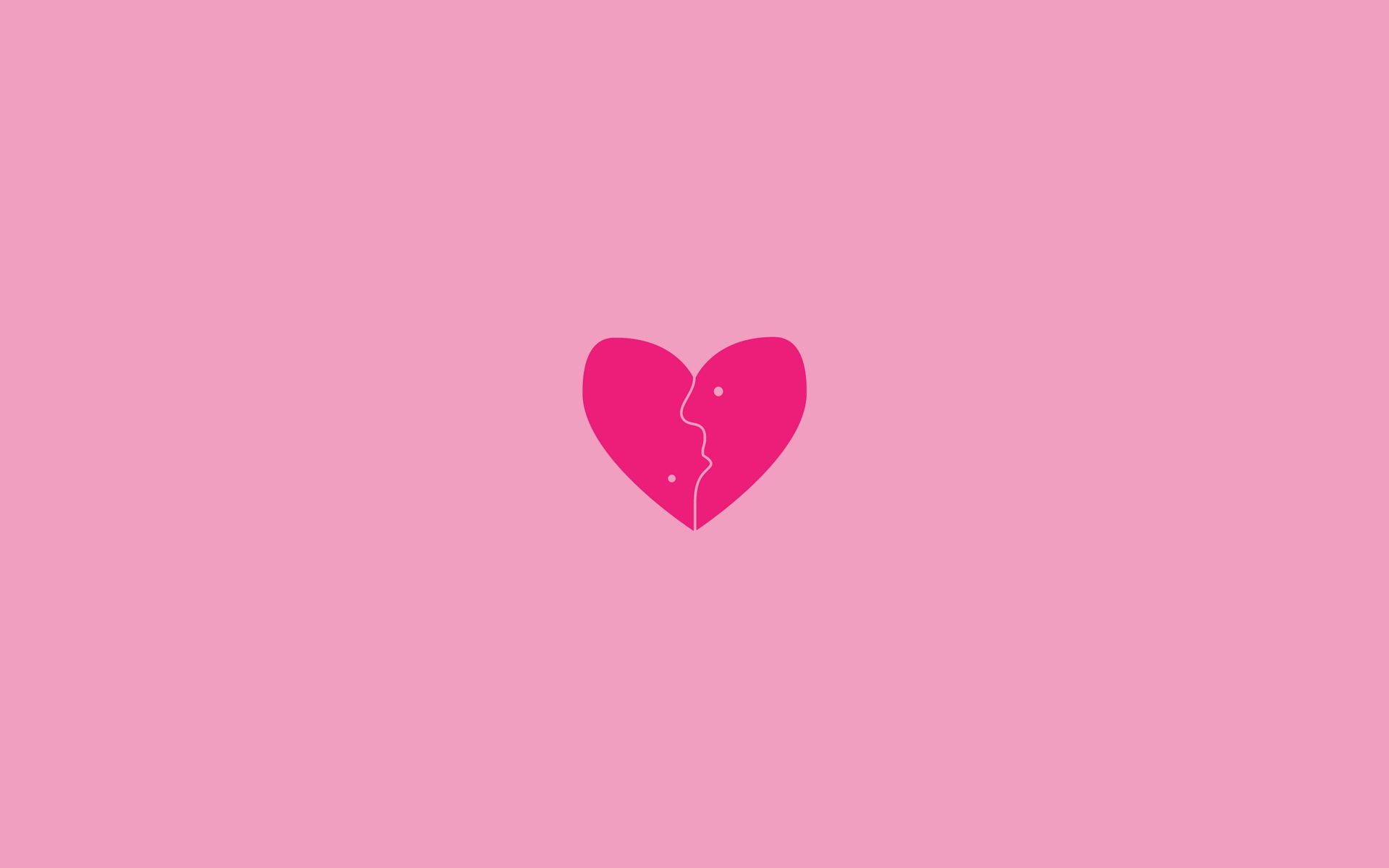 Cute Minimalist Heart Wallpapers