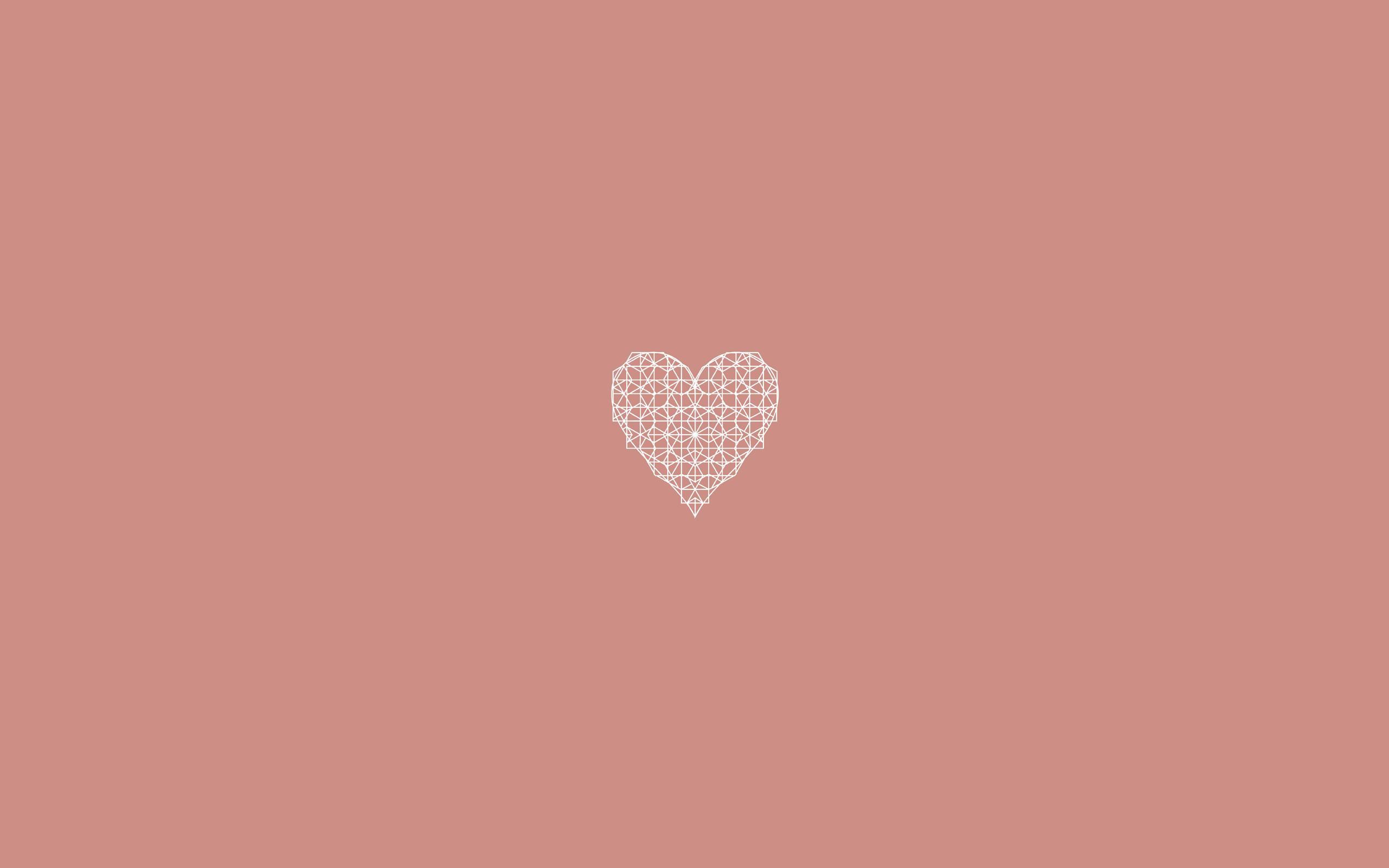 Cute Minimalist Heart Wallpapers