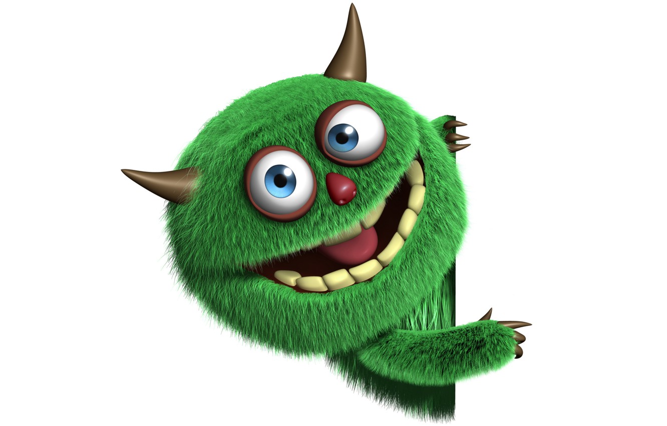 Cute Monster Face Wallpapers