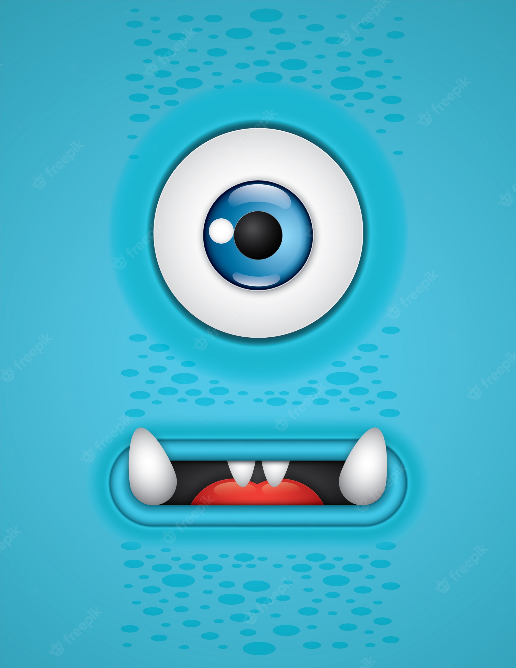 Cute Monster Face Wallpapers