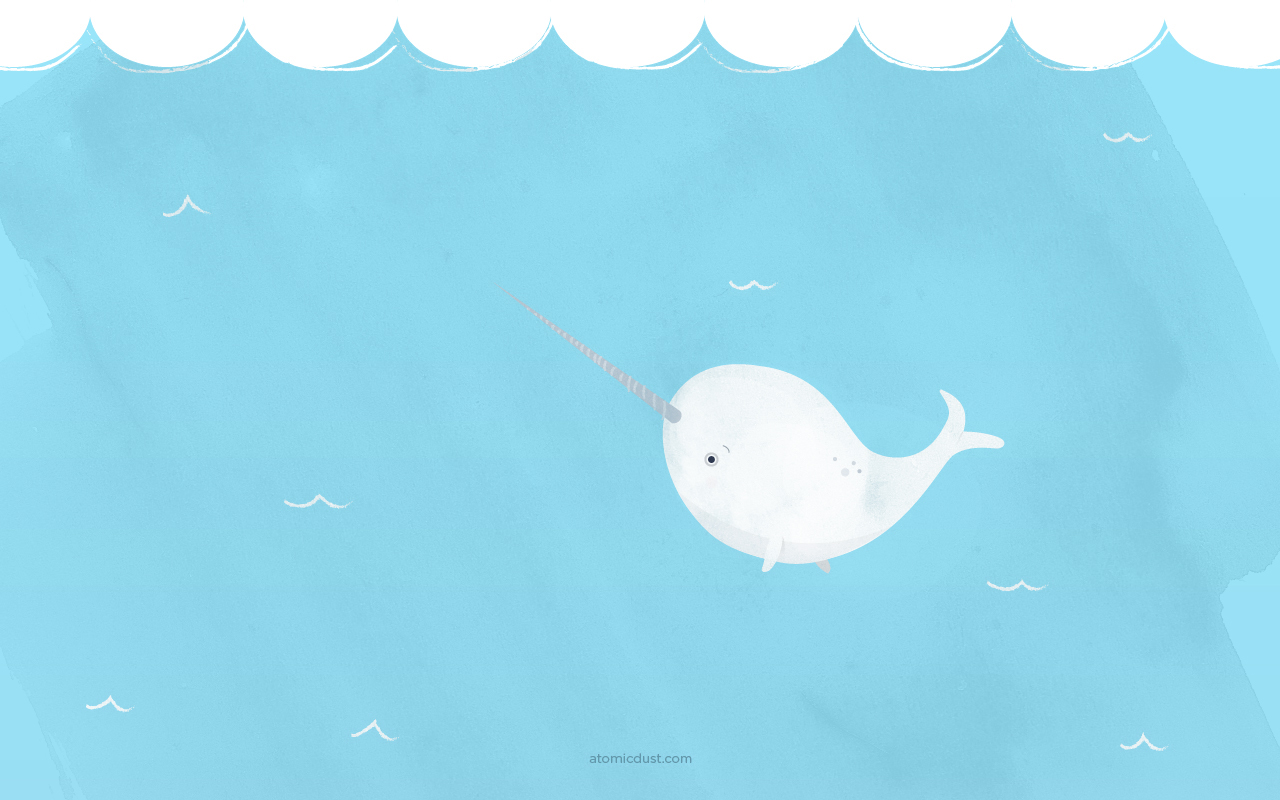 Cute Narwhal Wallpapers