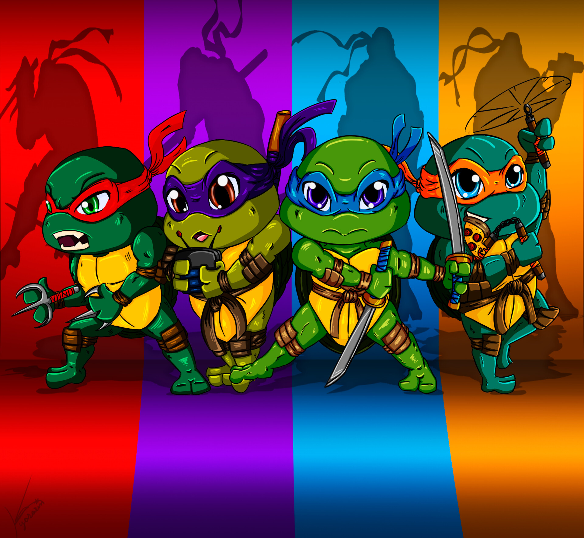 Cute Ninja Turtles Wallpapers