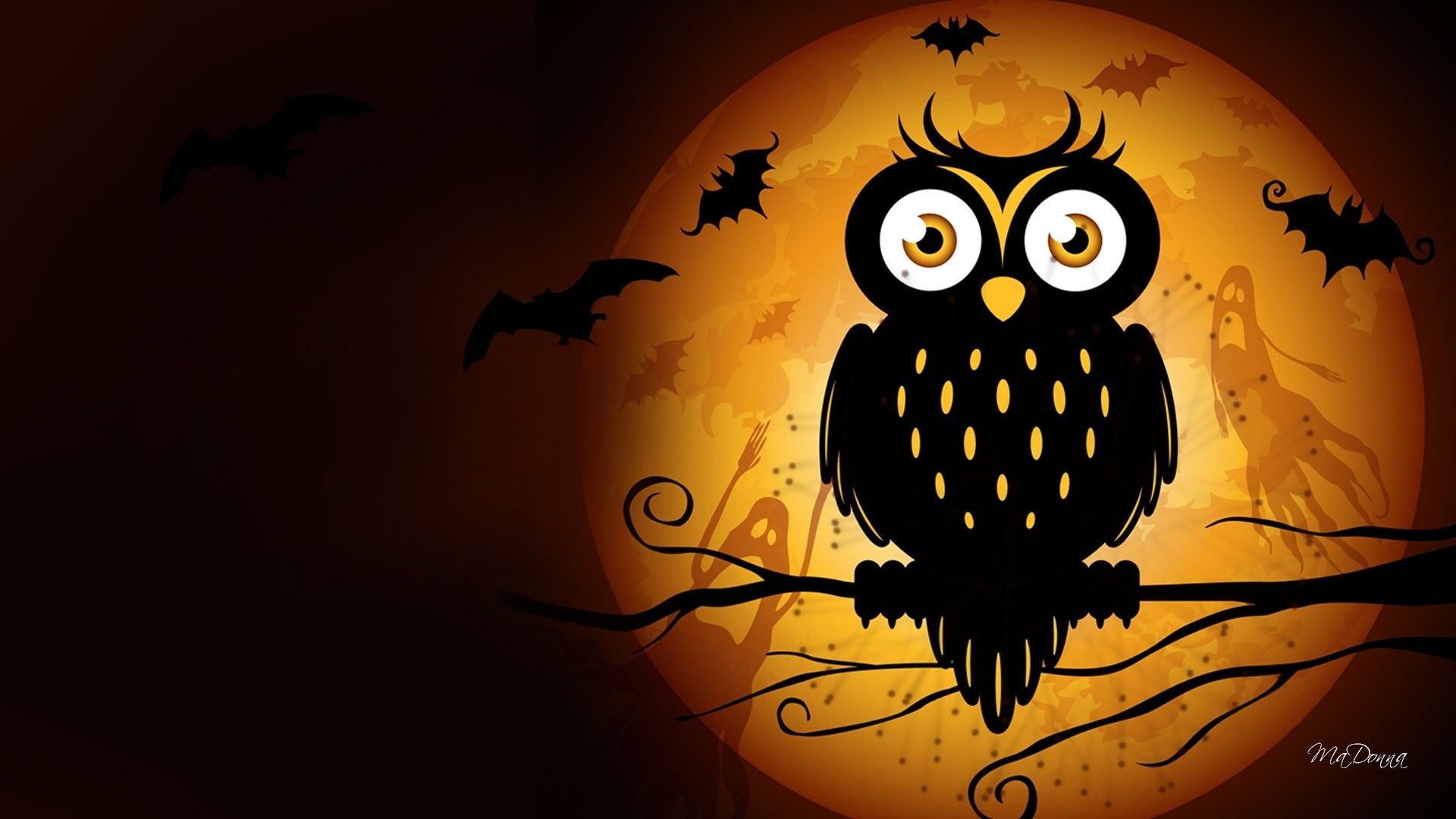 Cute Owl Halloween Wallpapers