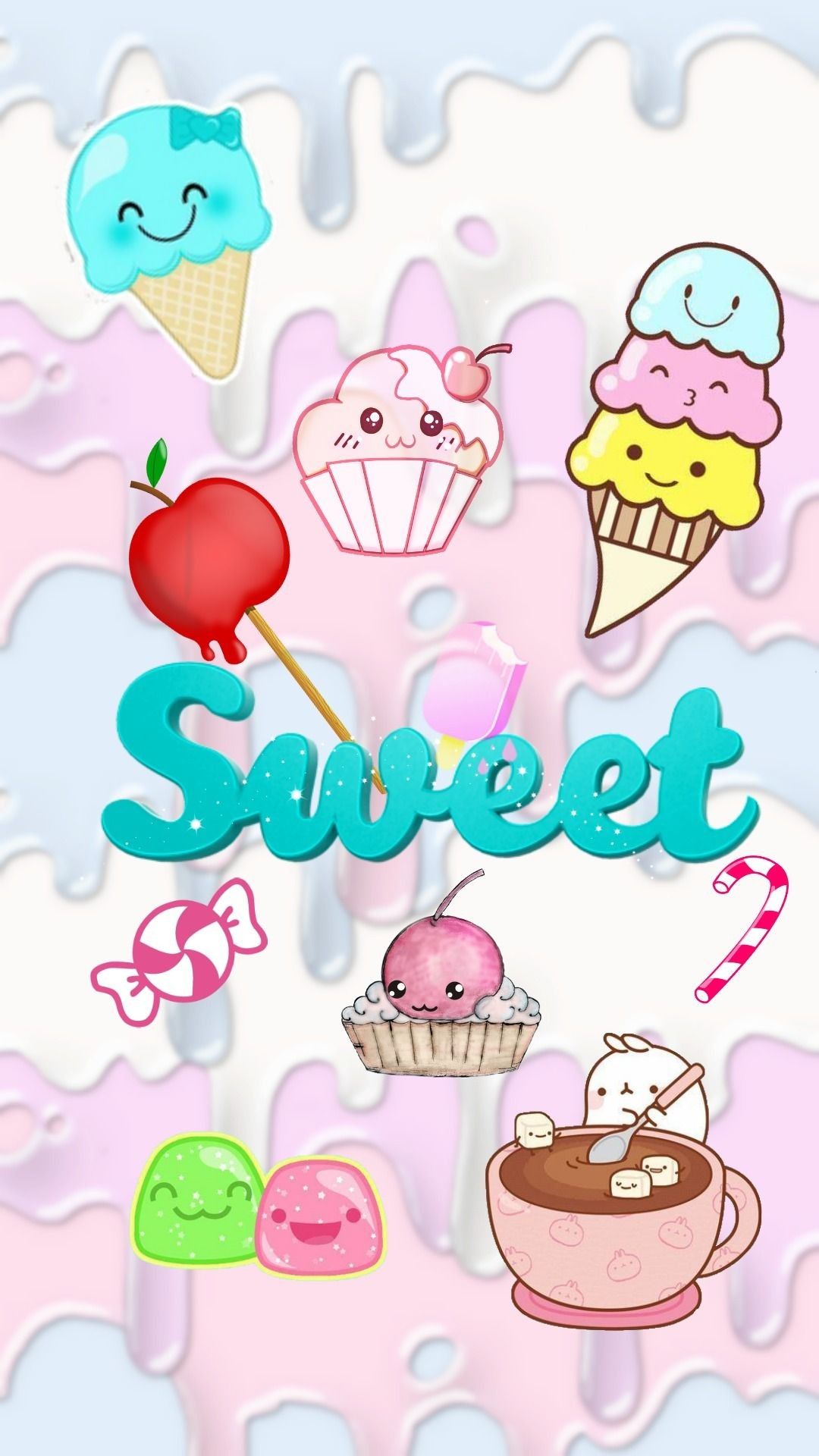 Cute Pastel Candy Wallpapers