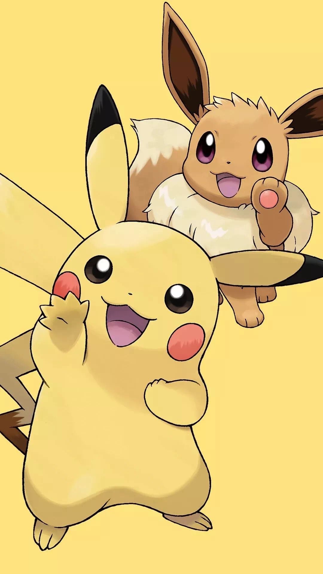 Cute Pikachu And Eevee Wallpapers