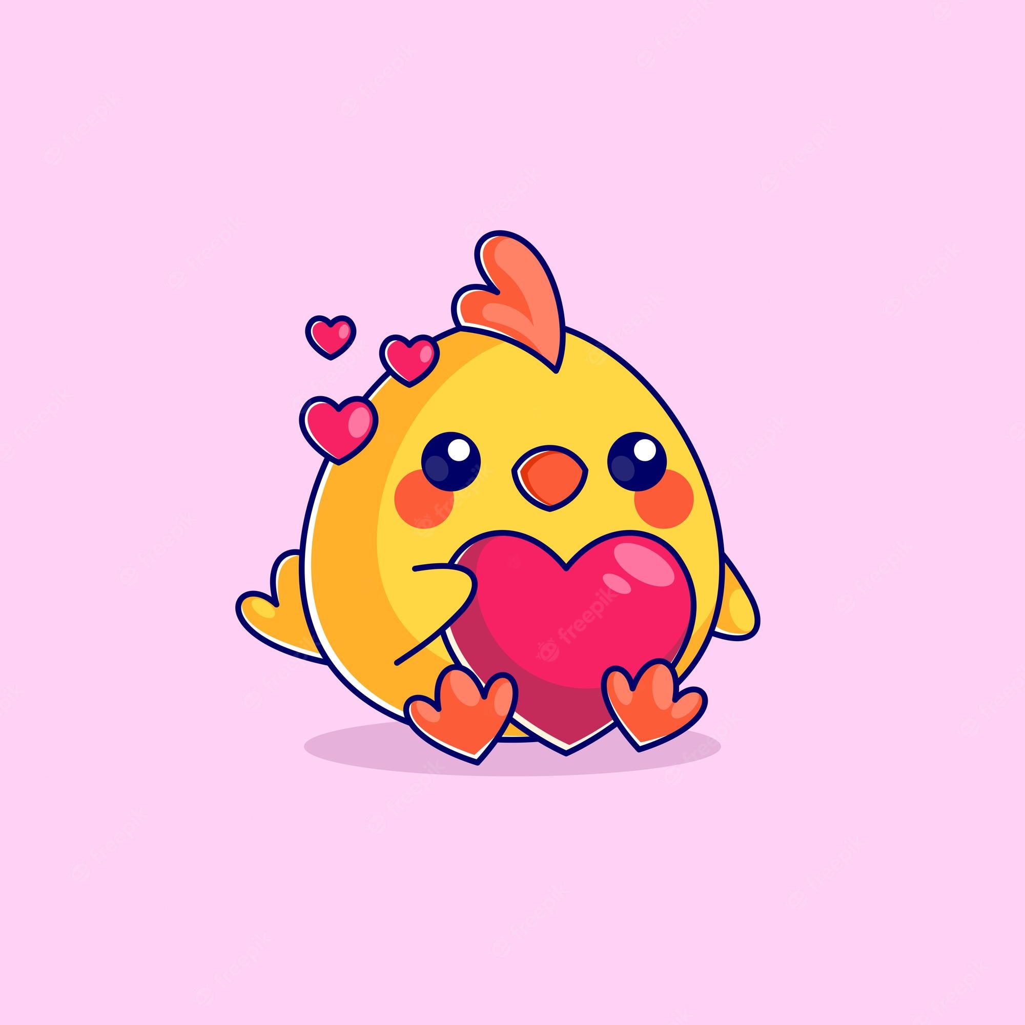 Cute Pikachu Eating A Heart Wallpapers