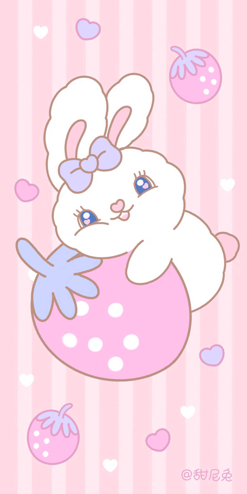 Cute Pink Bunny Wallpapers