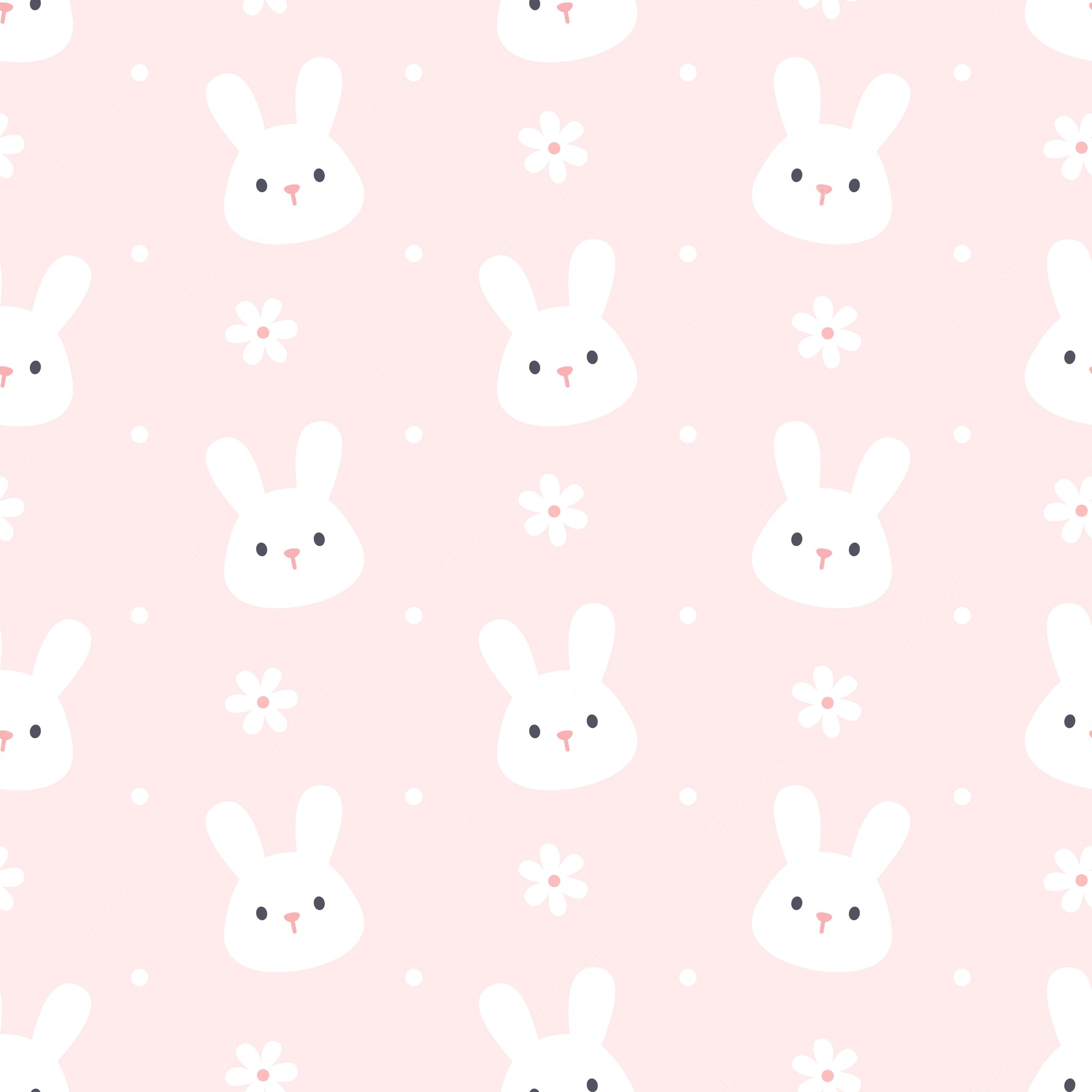 Cute Pink Bunny Wallpapers