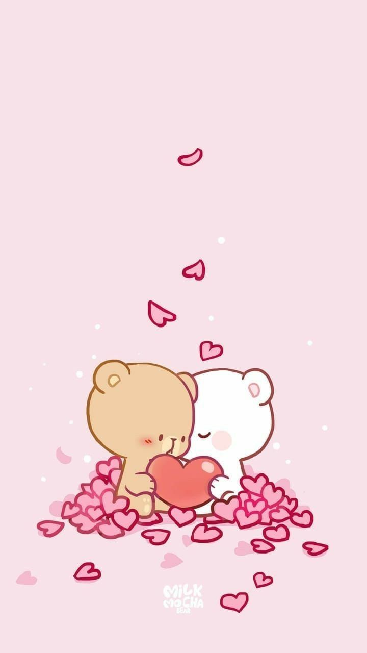 Cute Pink Cartoon  Wallpapers