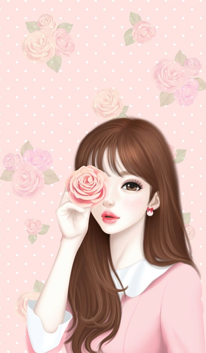 Cute Pink Cartoon  Wallpapers