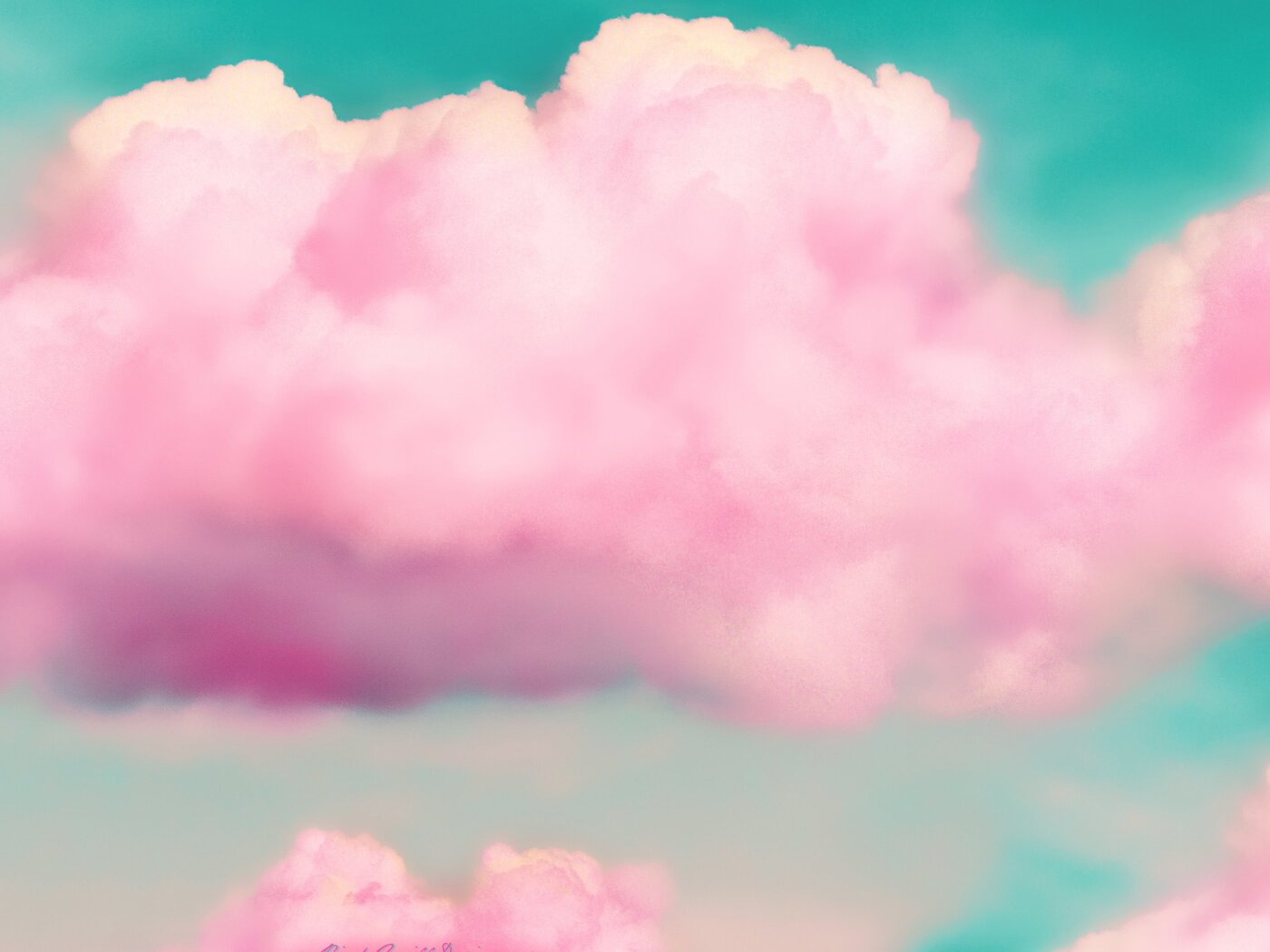 Cute Pink Cloud Wallpapers