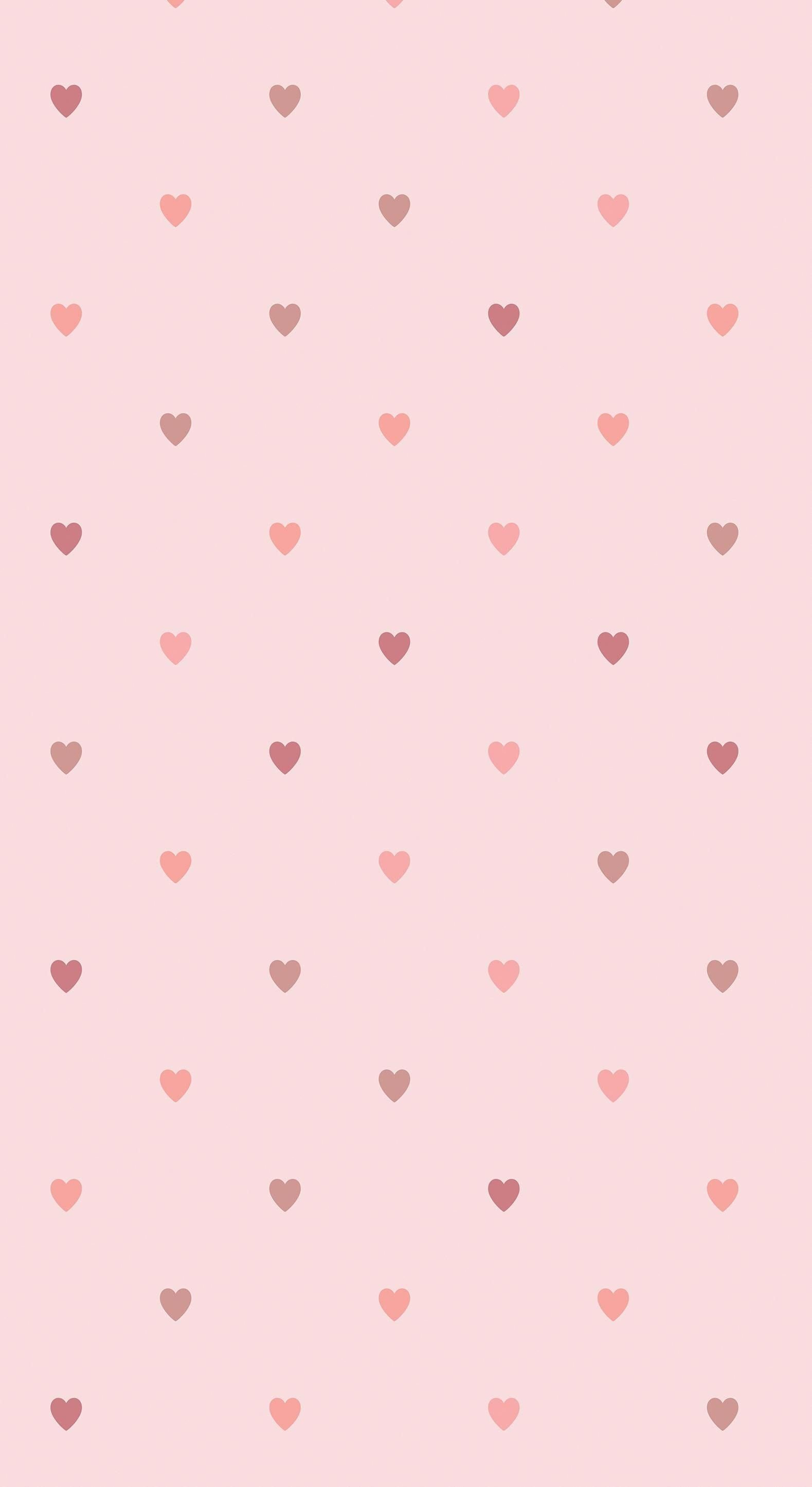 Cute Pink Heart Iphone Wallpapers