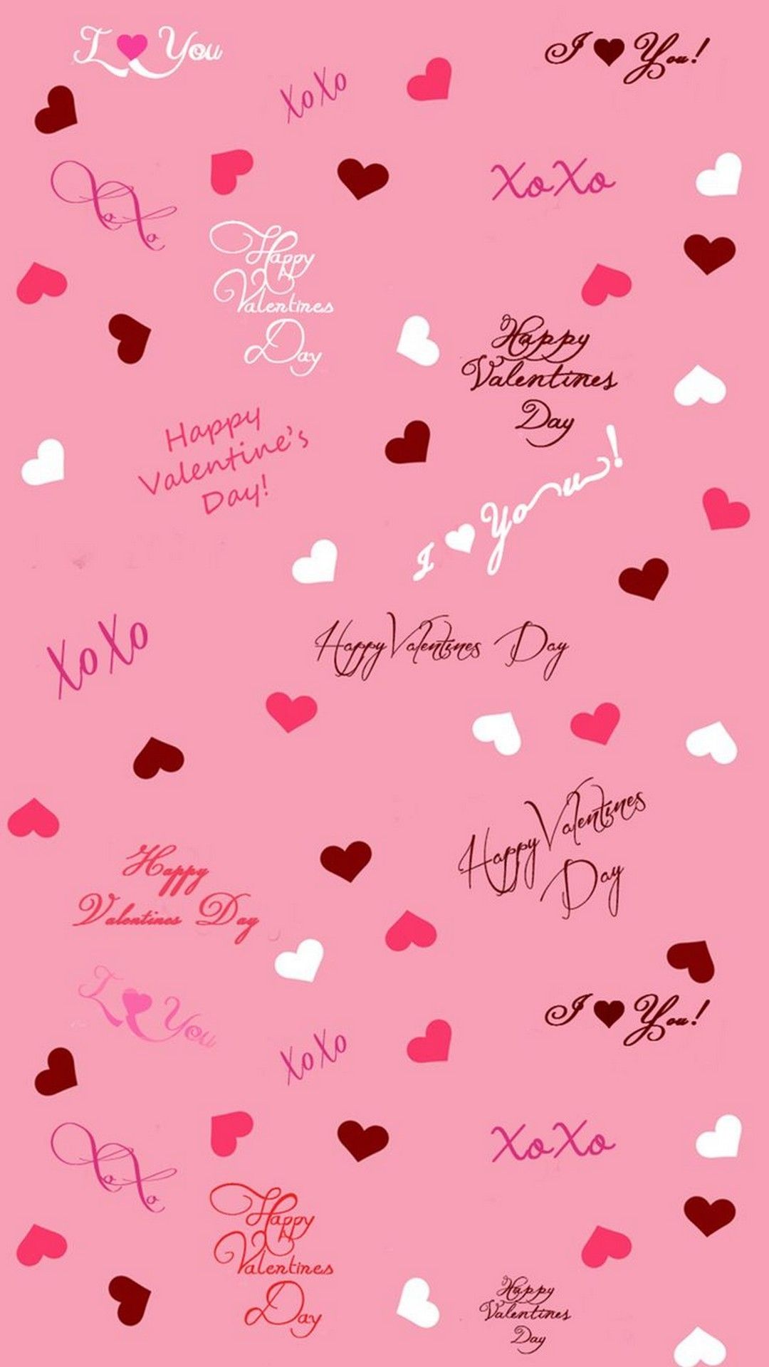 Cute Pink Heart Iphone Wallpapers