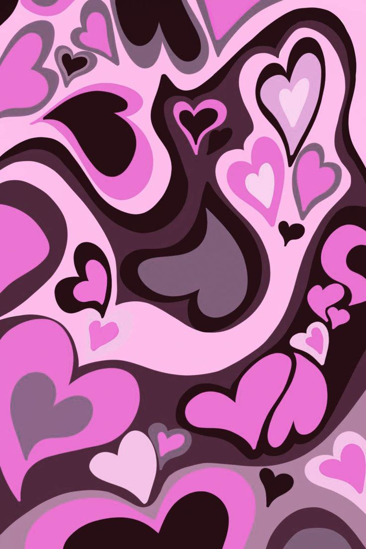 Cute Pink Heart Iphone Wallpapers