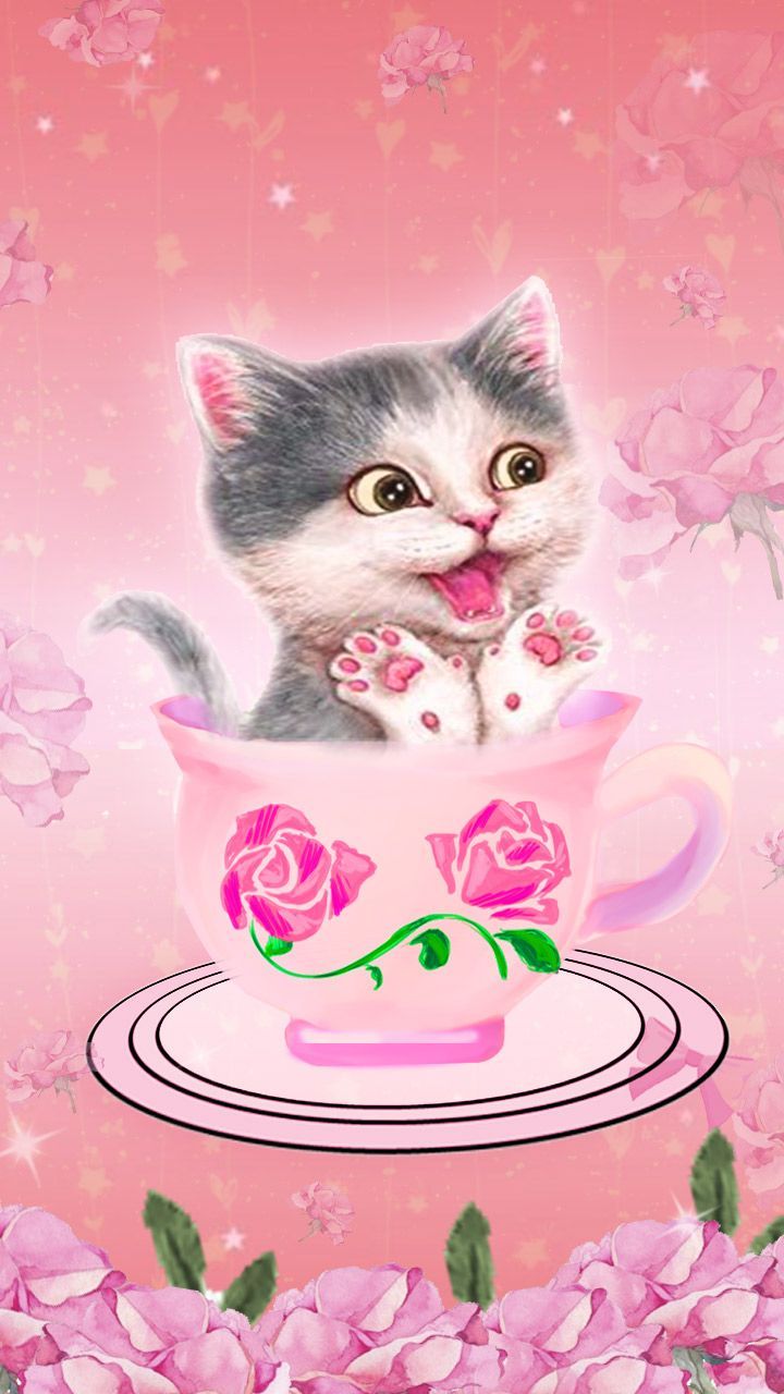 Cute Pink KittensWallpapers