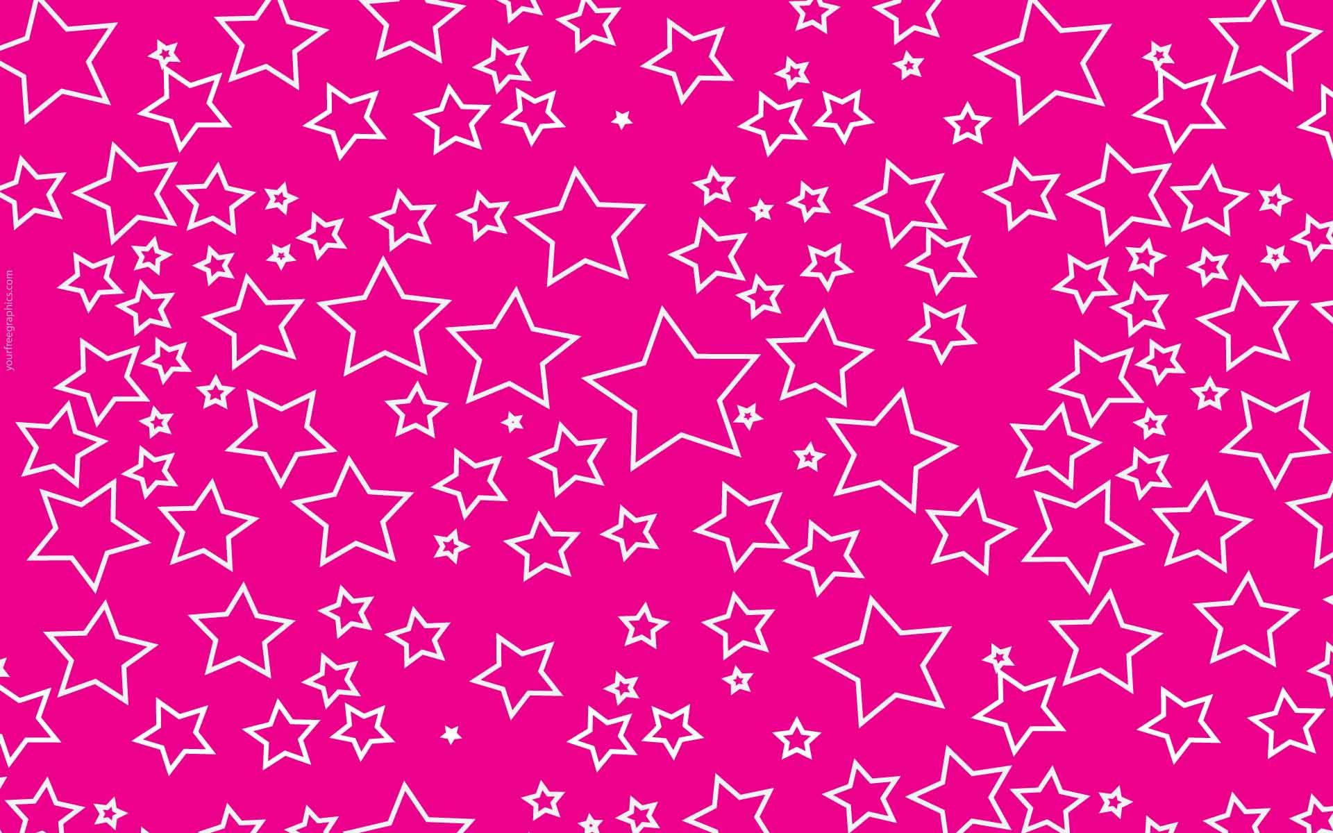 Cute Pink StarsWallpapers