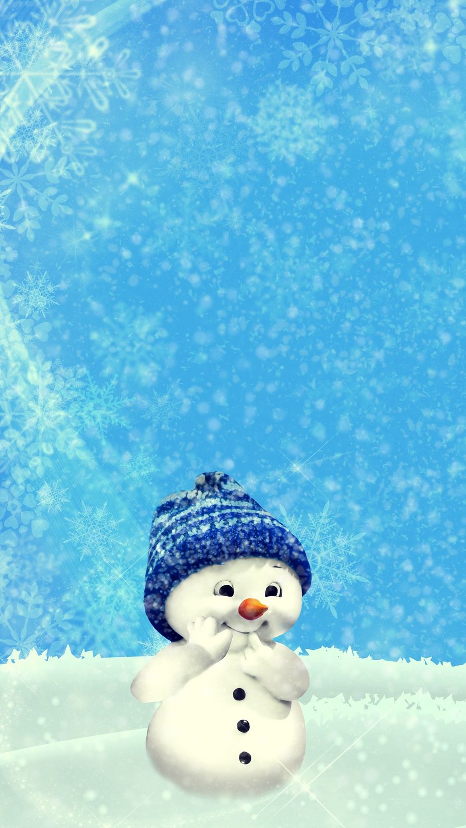 Cute Snowman Iphone Wallpapers