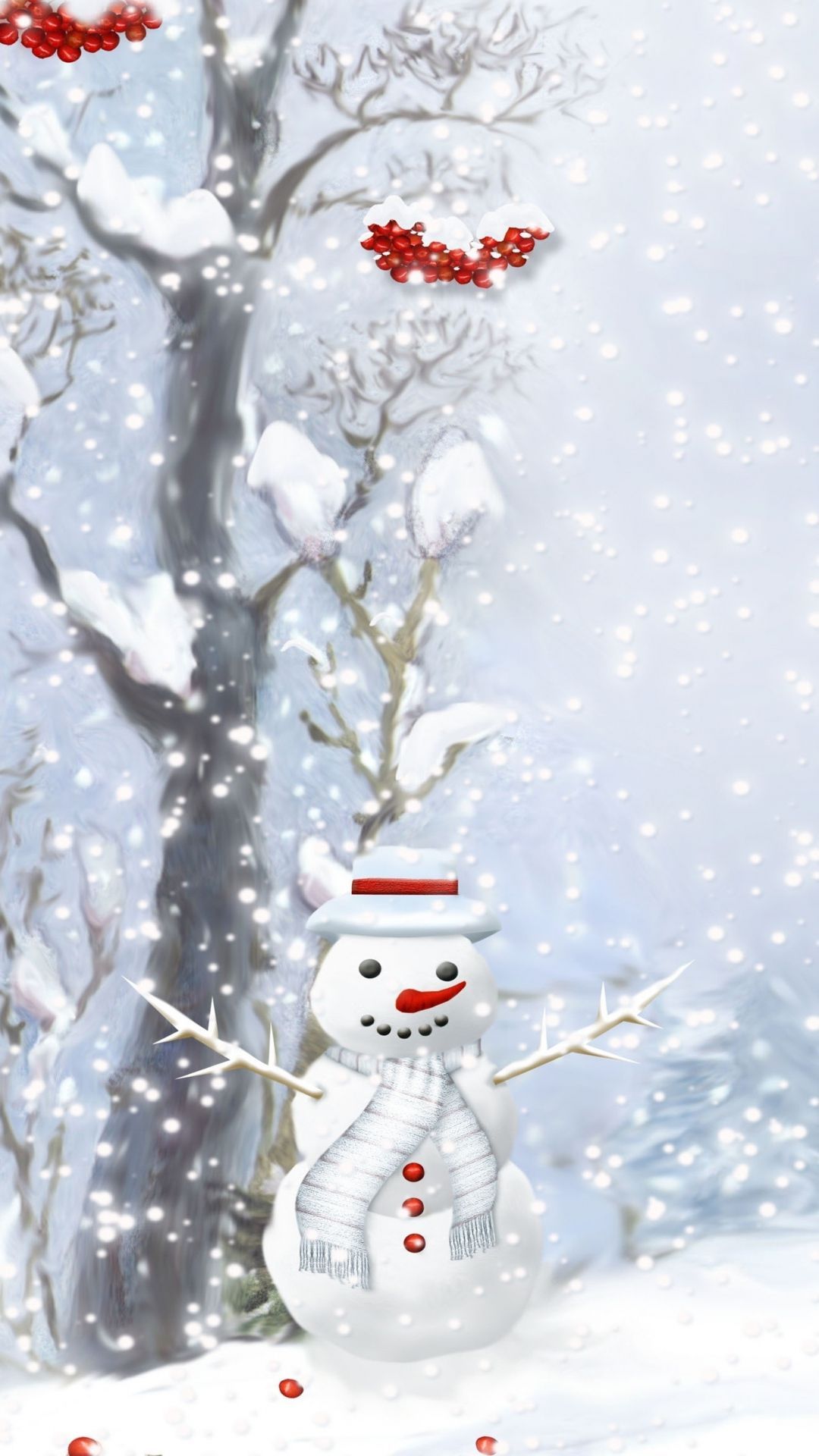 Cute Snowman Iphone Wallpapers