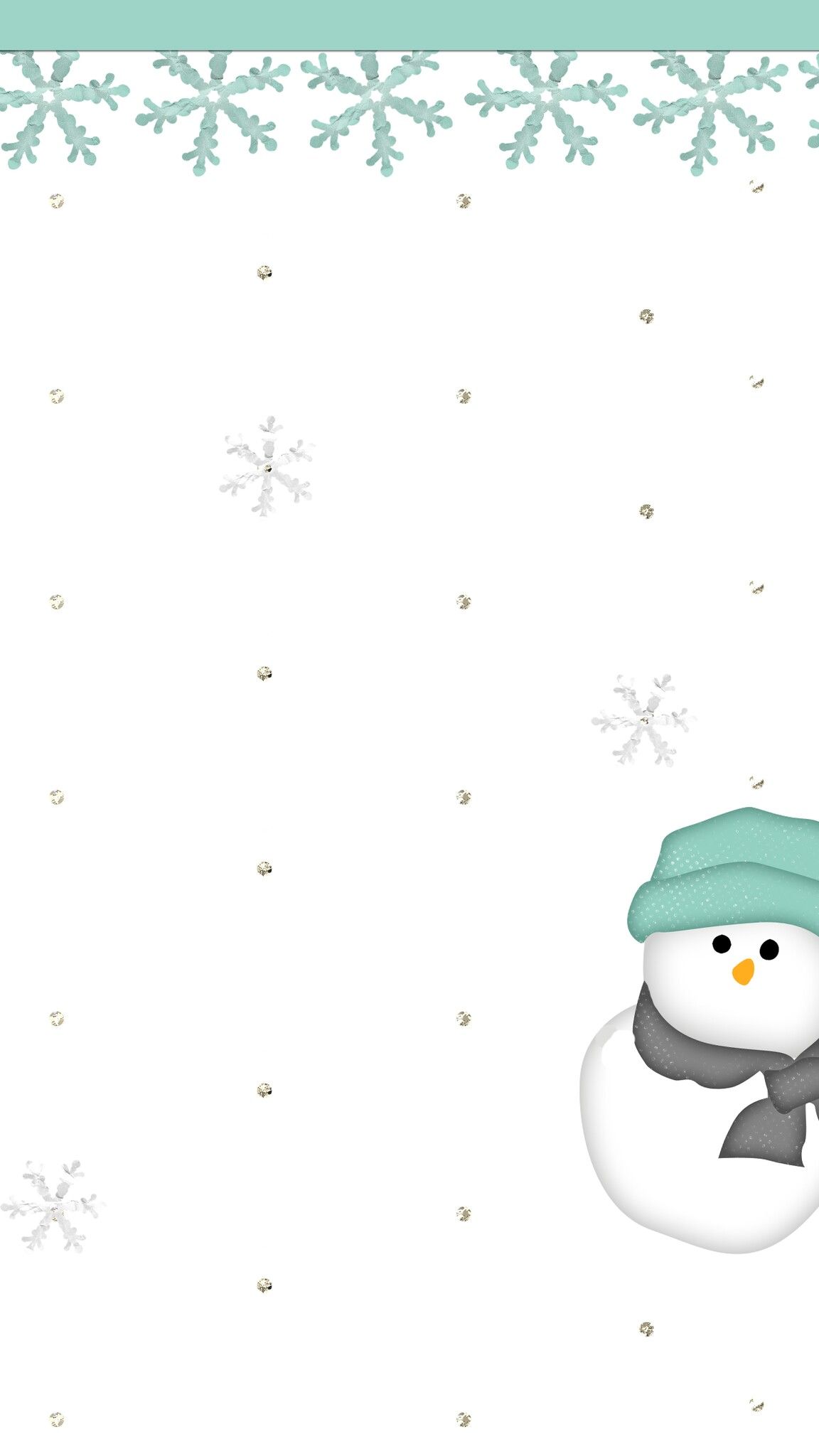 Cute Snowman Iphone Wallpapers