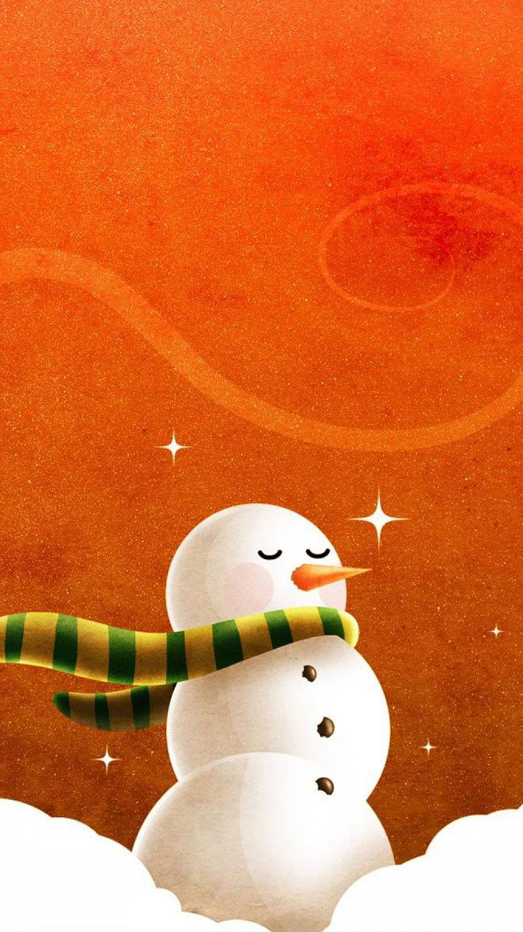 Cute Snowman Iphone Wallpapers