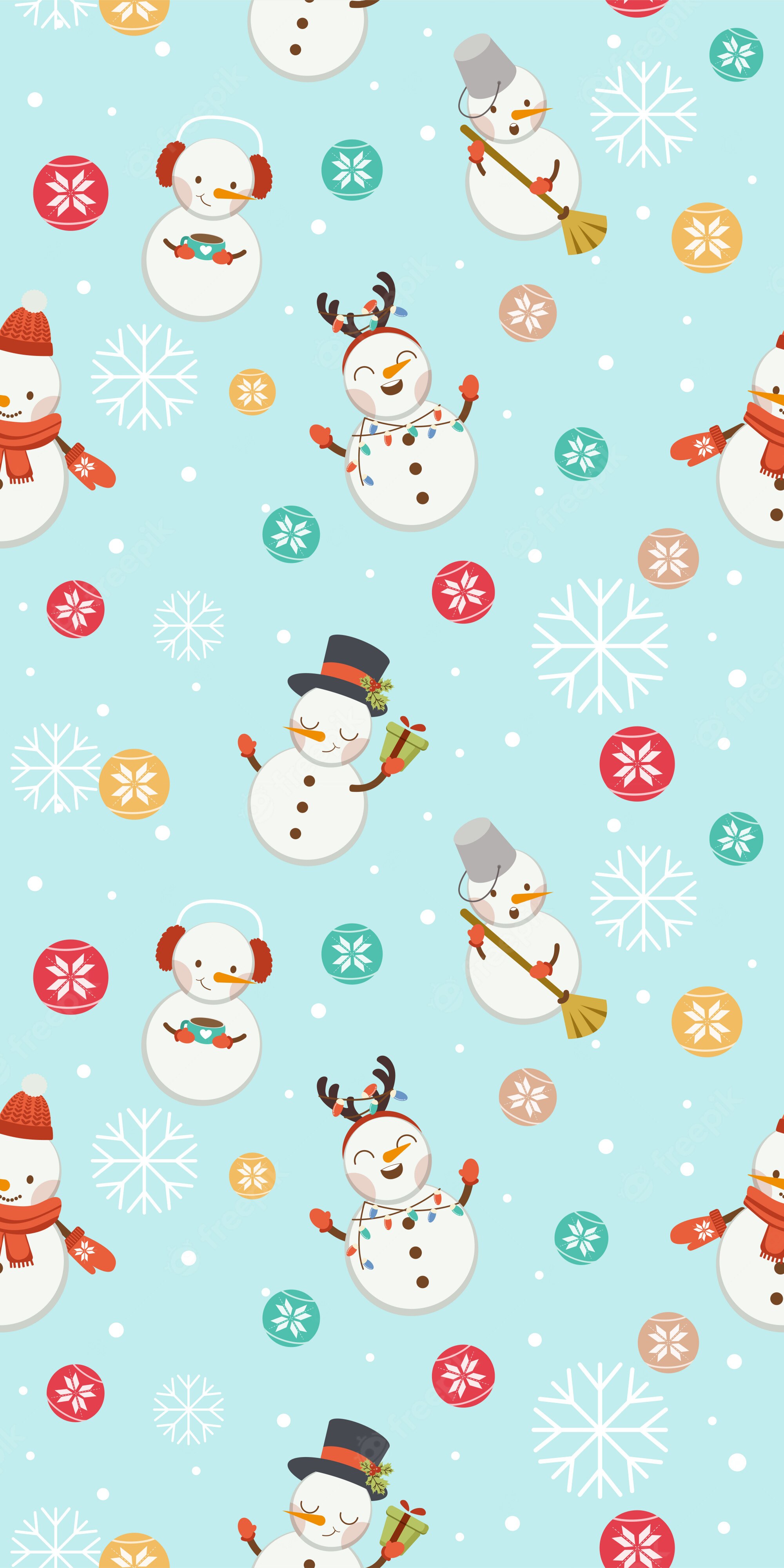 Cute Snowman Iphone Wallpapers