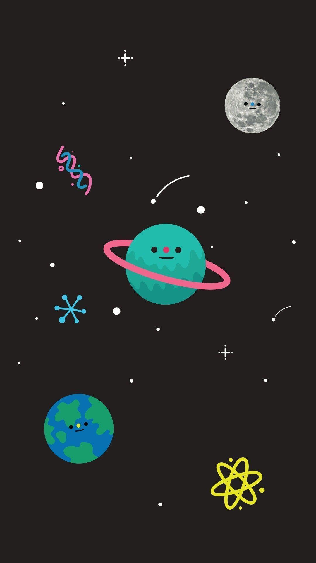 Cute Space Phone Wallpapers