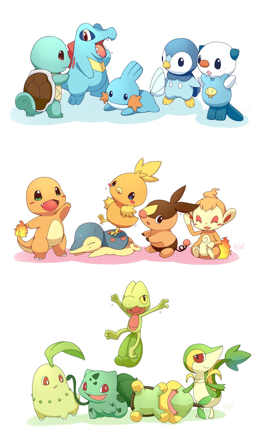 Cute Starter Pokemon Wallpapers