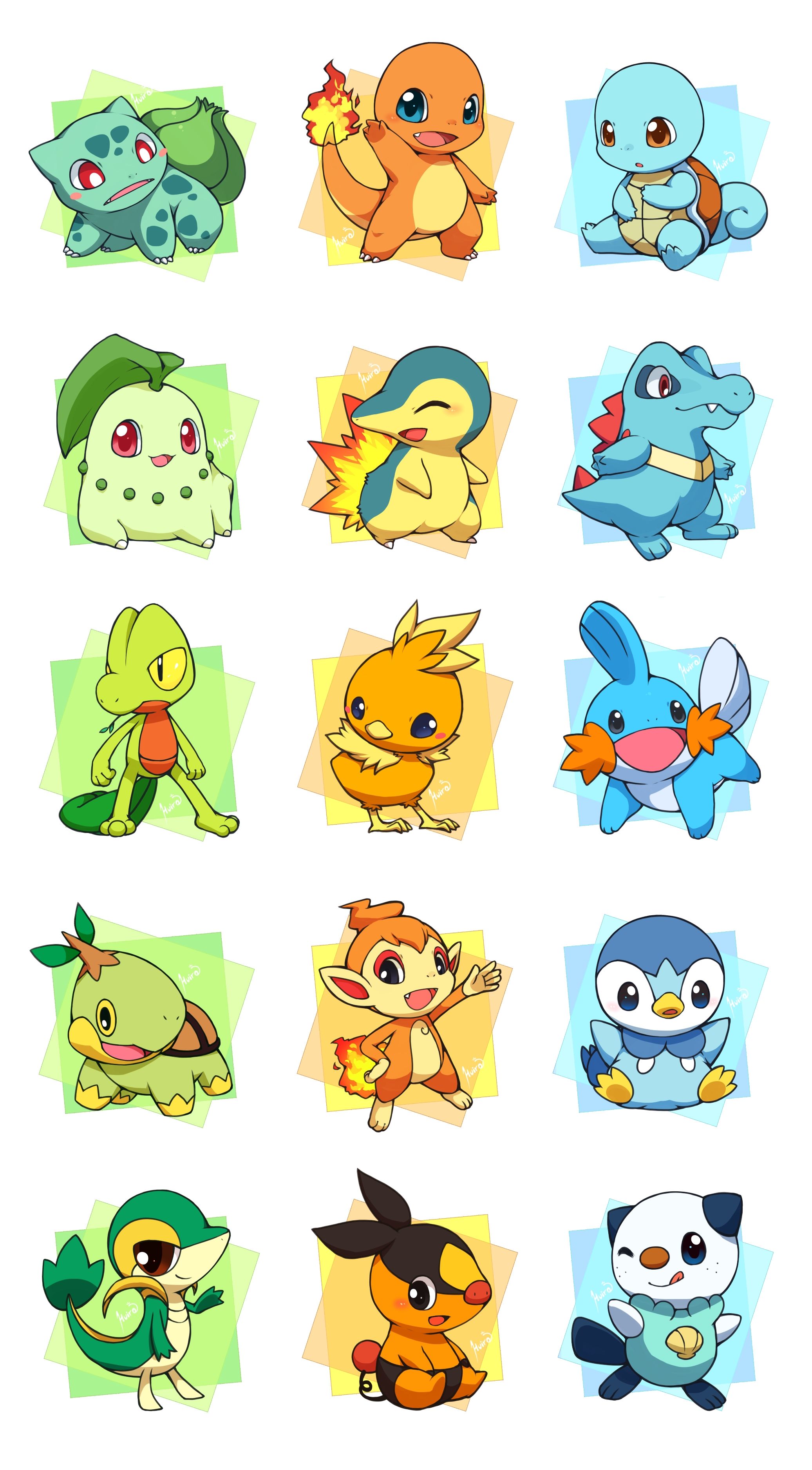 Cute Starter Pokemon Wallpapers