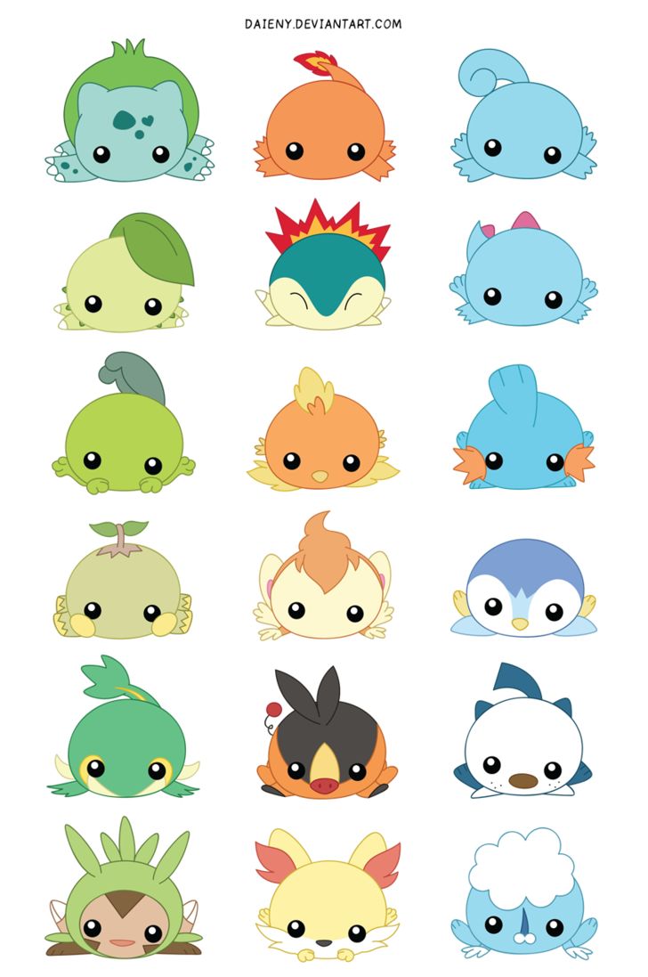 Cute Starter Pokemon Wallpapers