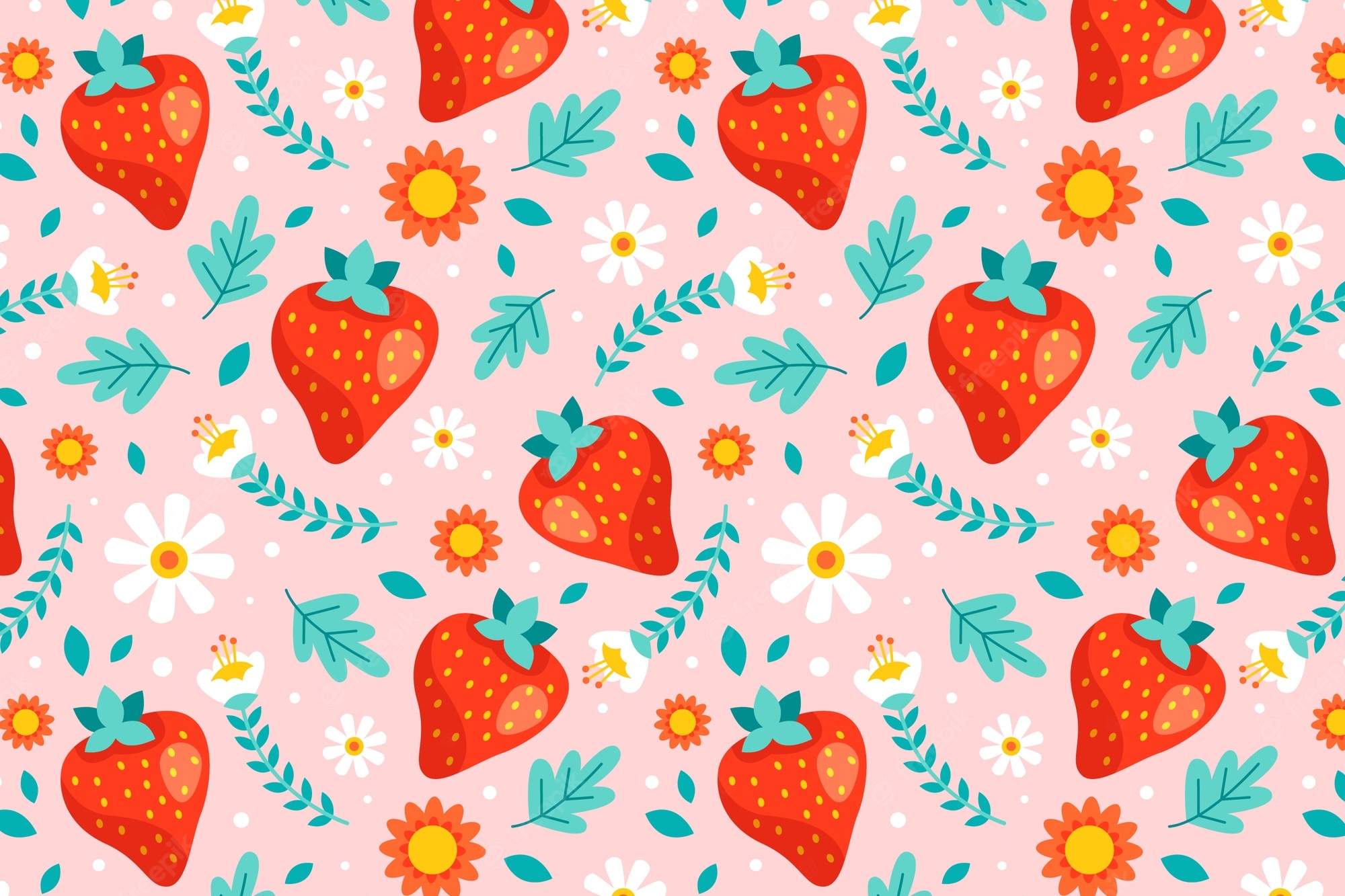 Cute Strawberry DesktopWallpapers