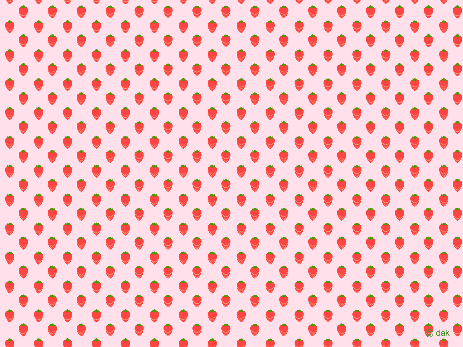 Cute Strawberry DesktopWallpapers