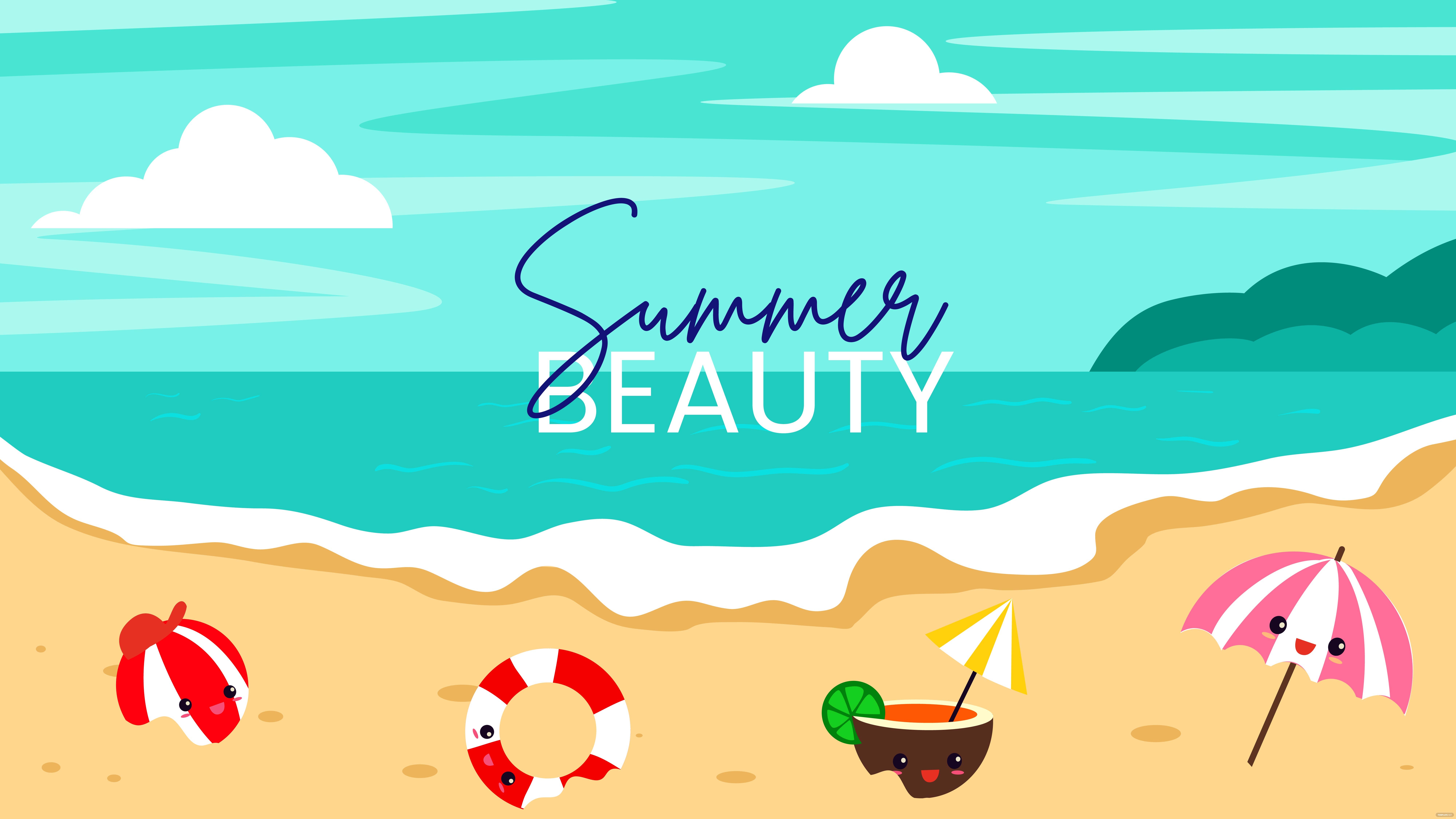 Cute Summer Beach Wallpapers