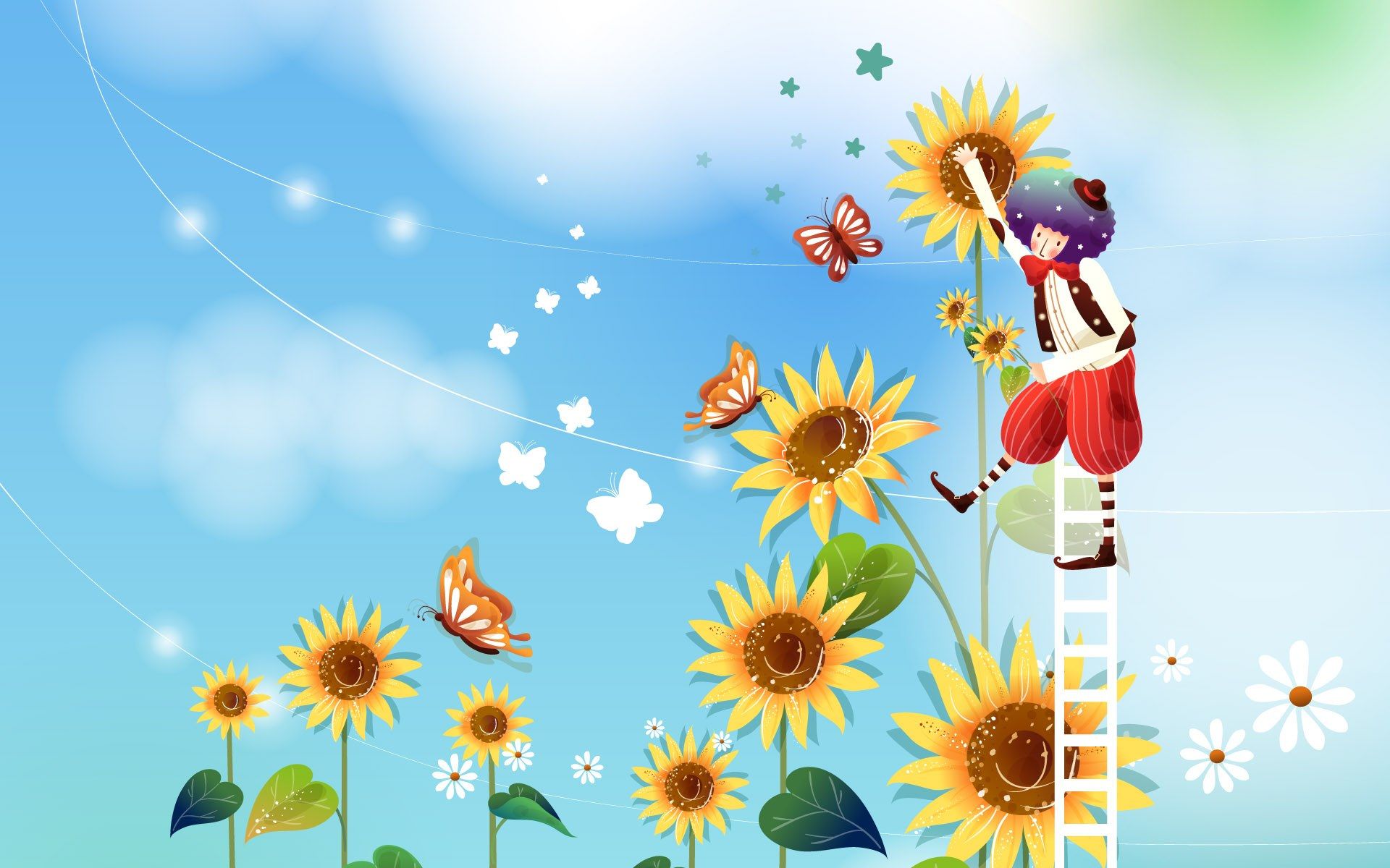 Cute Sunflower Wallpapers