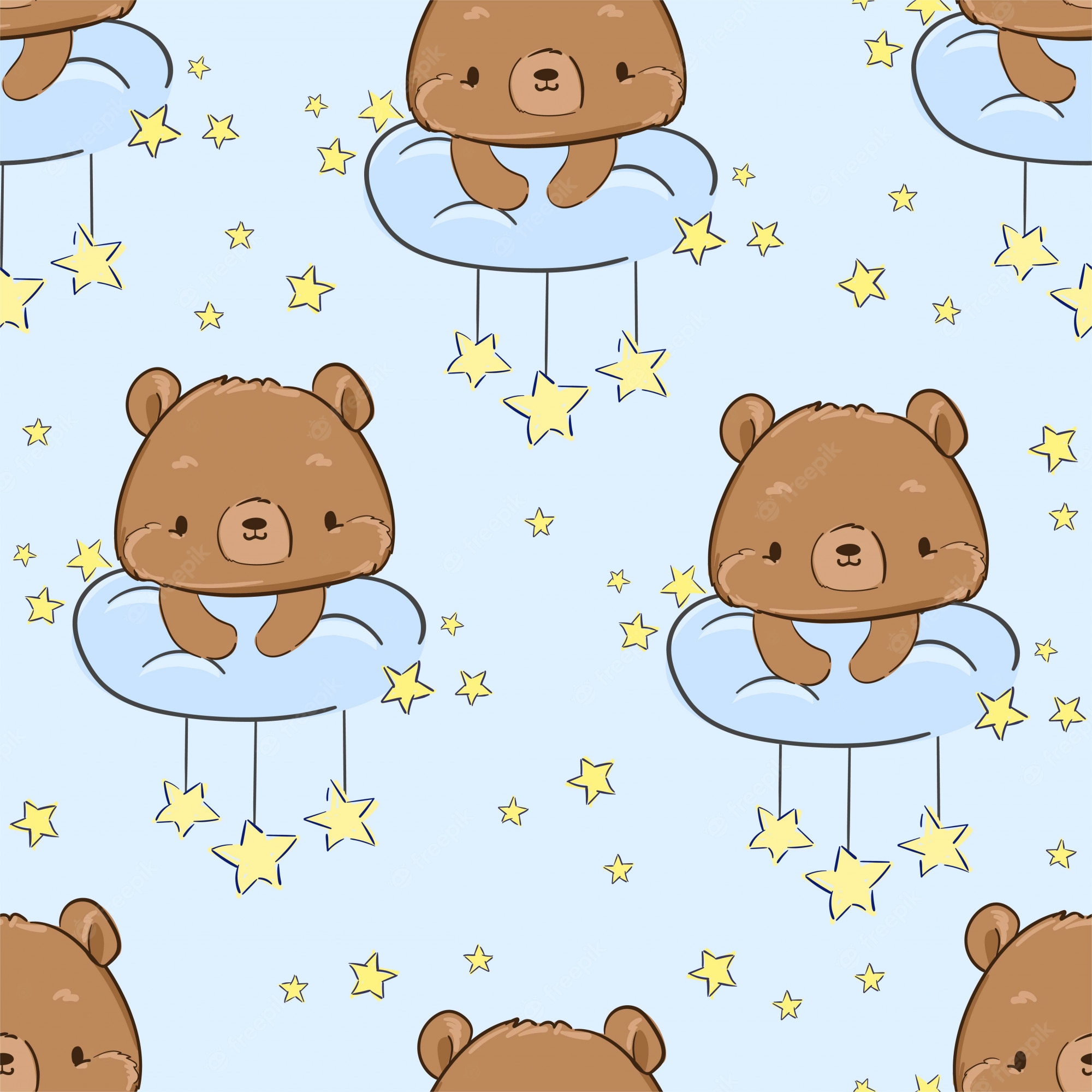 Cute Teddy Bear Aesthetic Wallpapers