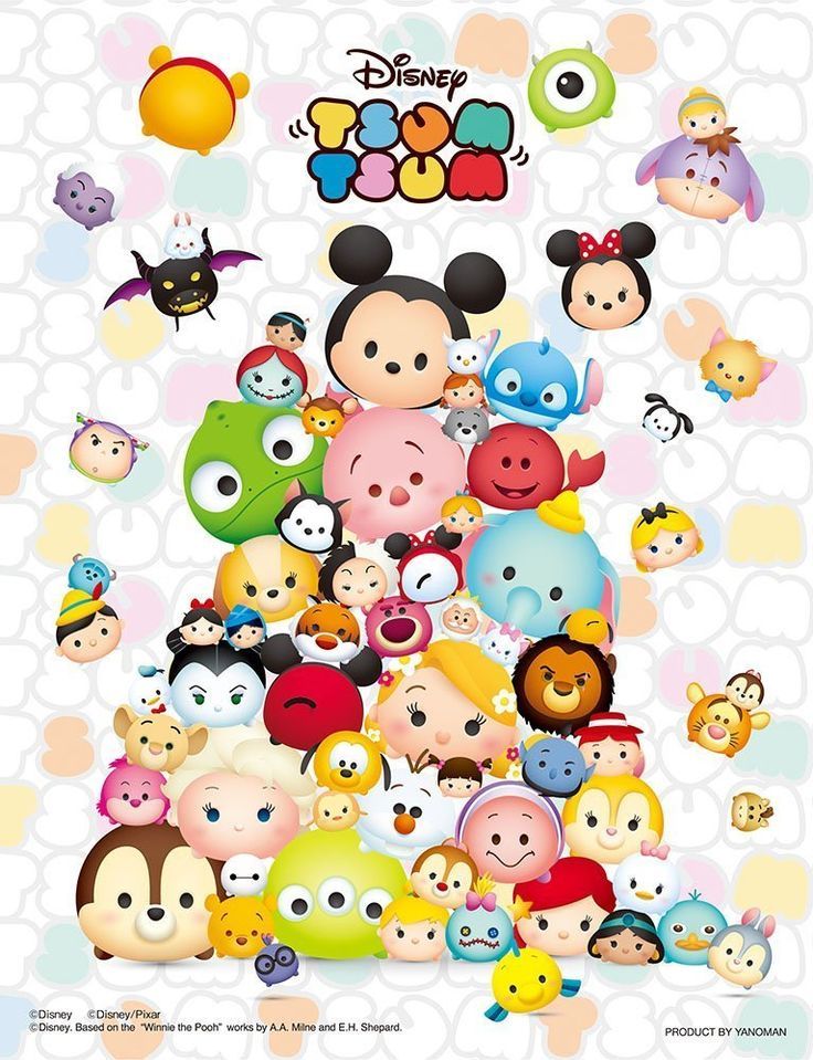 Cute Tsum Tsum Wallpapers