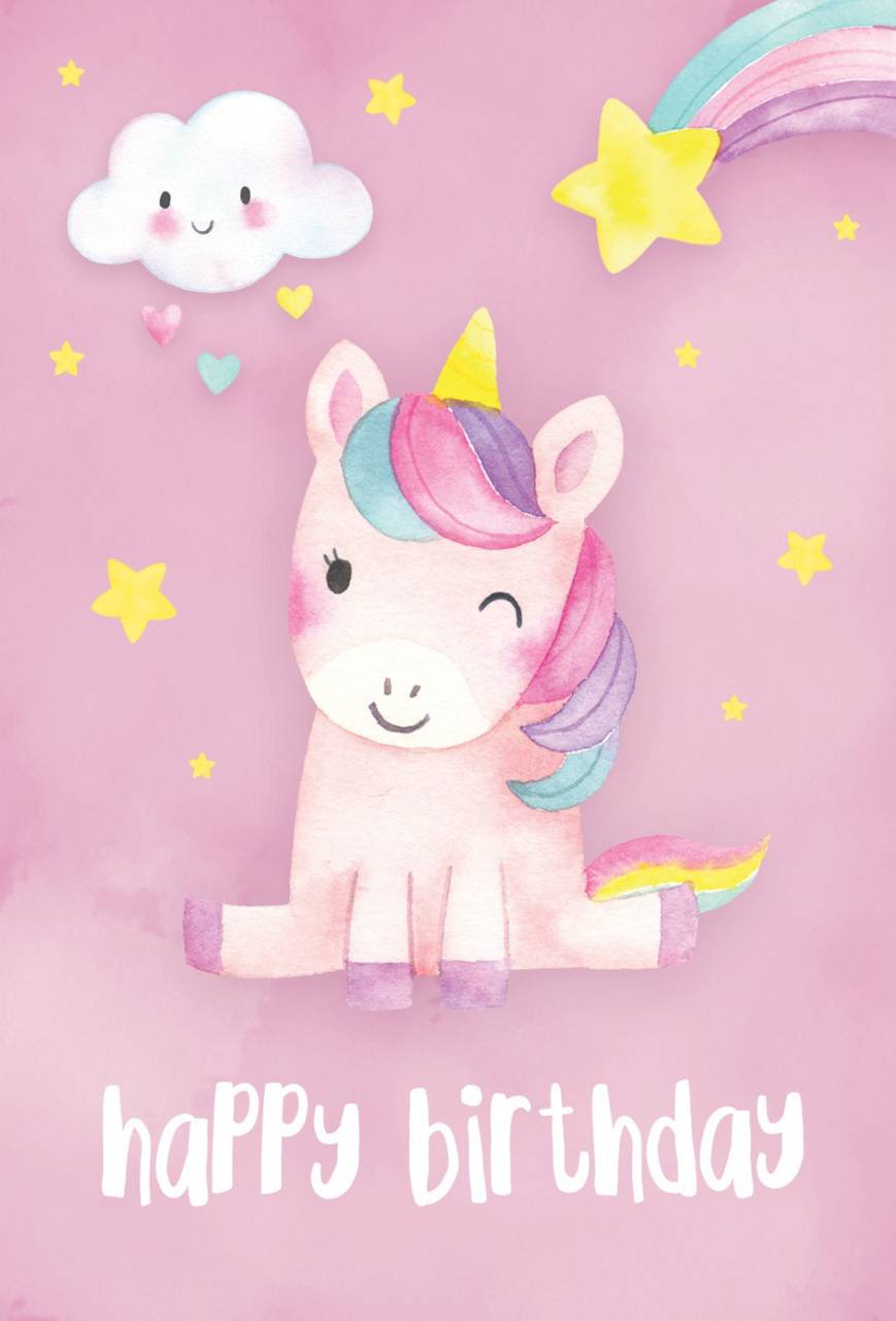 Cute Unicorn Birthday Wallpapers