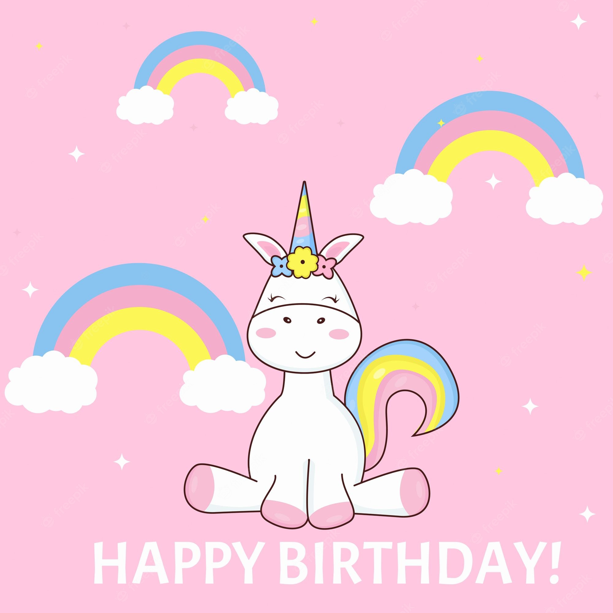 Cute Unicorn Birthday Wallpapers