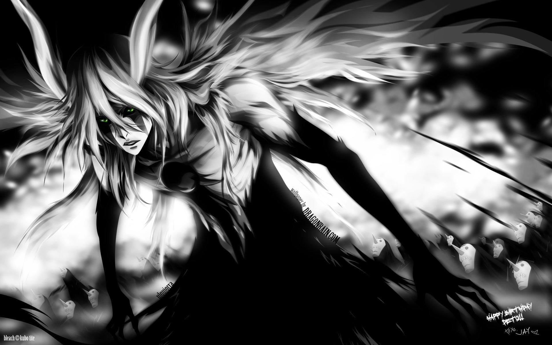 Cool Anime Characters Black And WhiteWallpapers