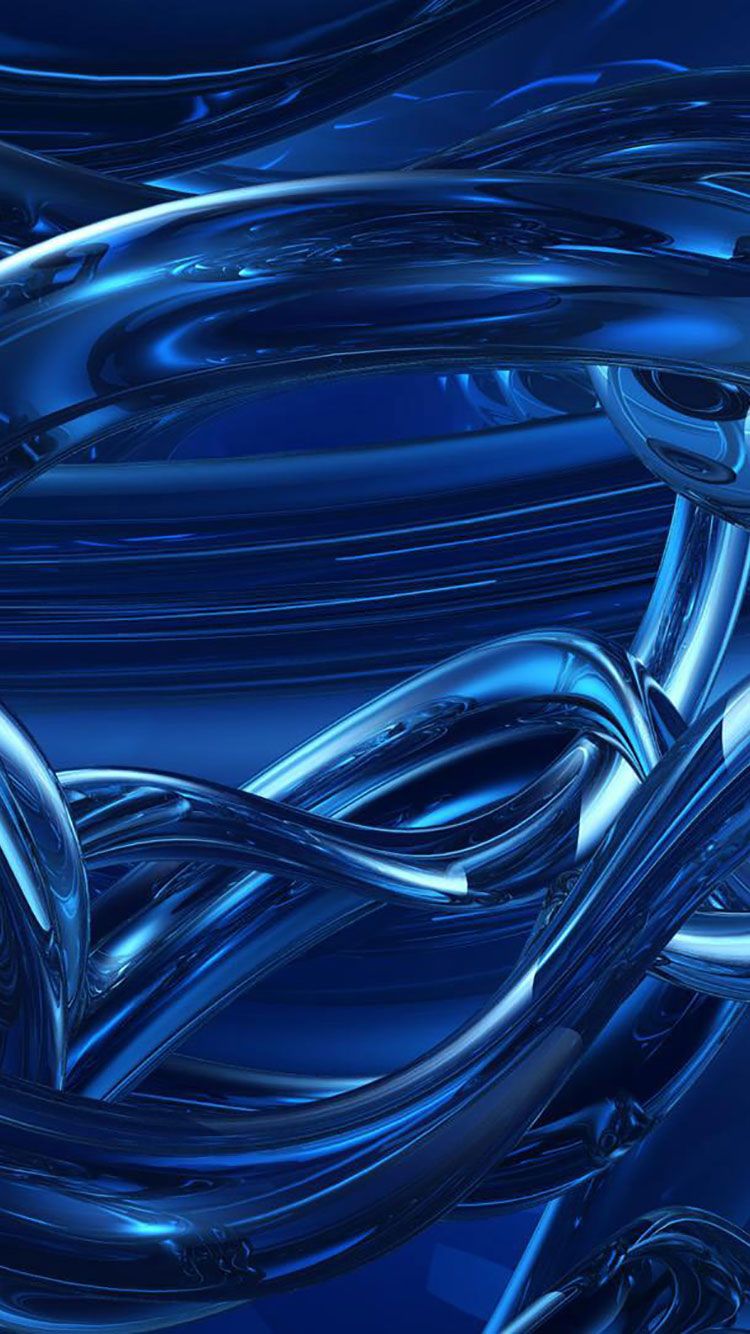 Cool Blue Abstract Iphone Wallpapers