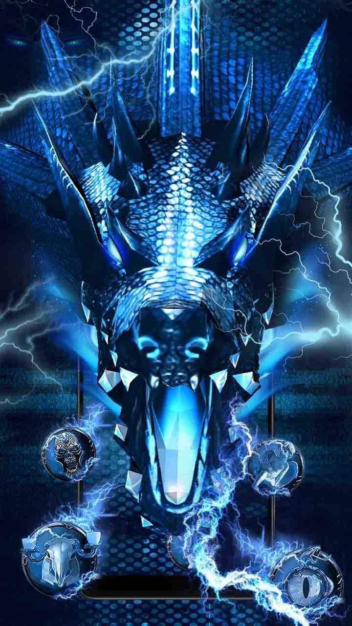 Cool Blue Dragon Wallpapers