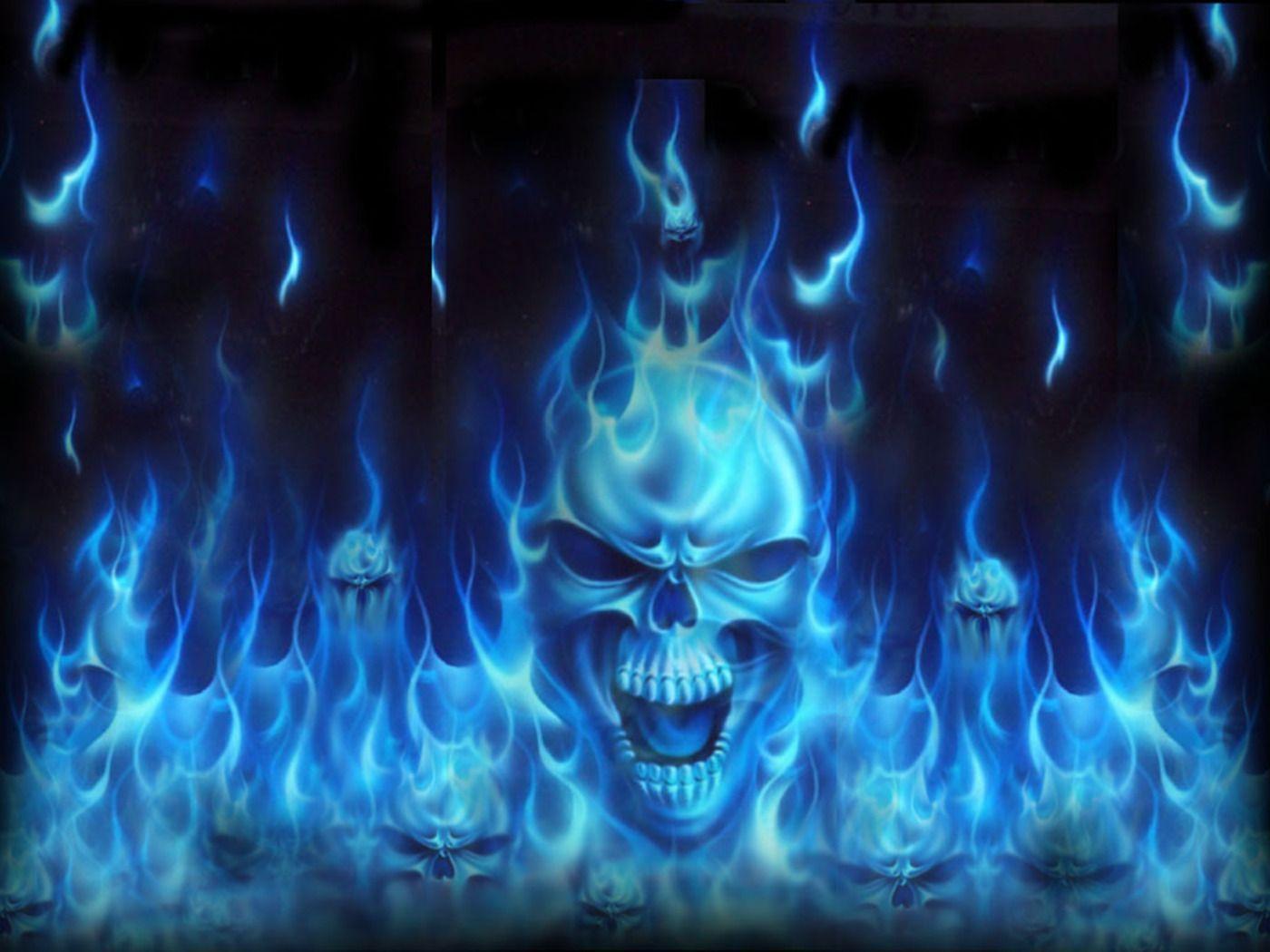 Cool Blue Fire Dragon Wallpapers