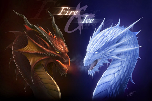 Cool Blue Fire Dragon Wallpapers