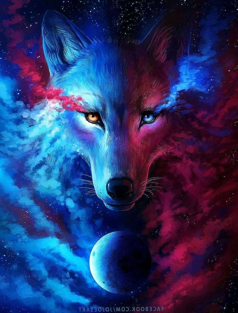 Cool Blue Wolf Wallpapers