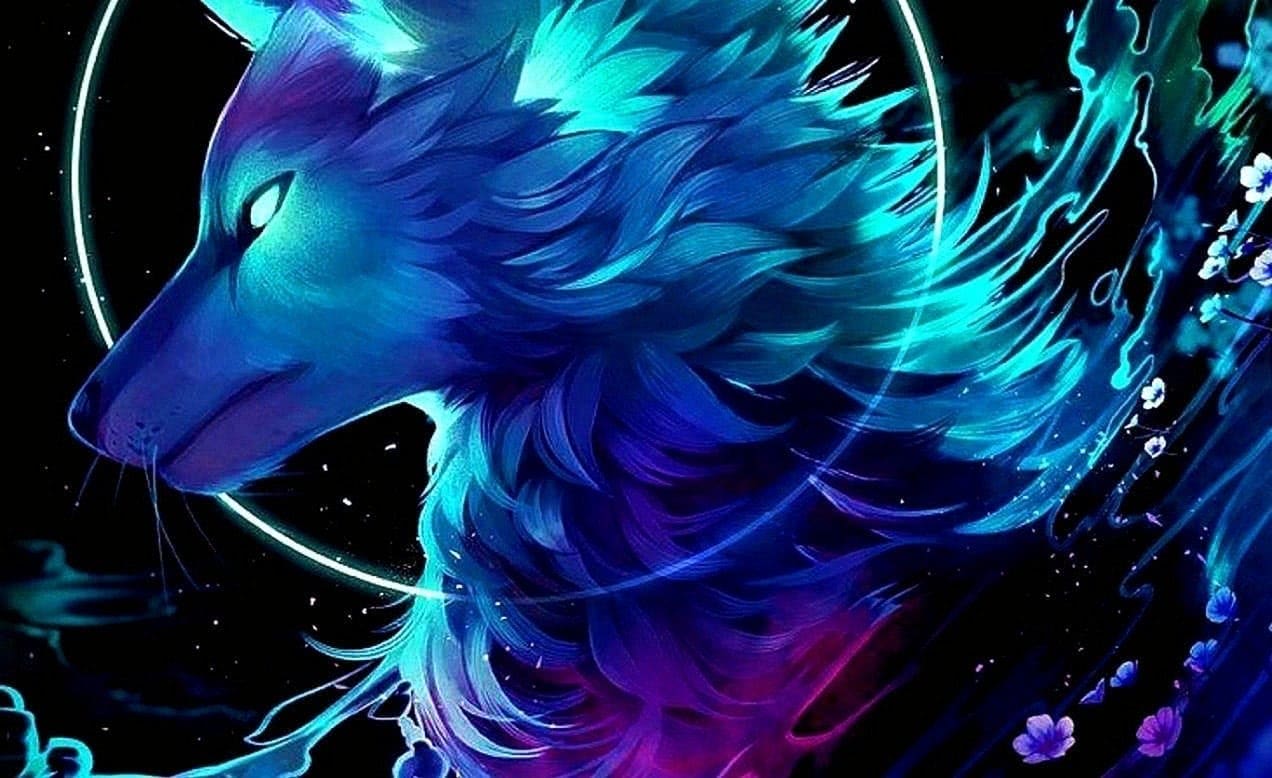 Cool Blue Wolf Wallpapers