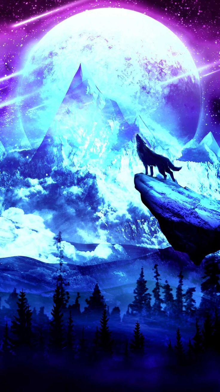 Cool Blue Wolf Wallpapers